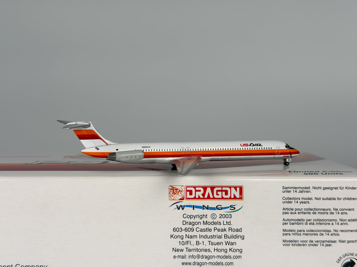USAir McDonnell Douglas MD-81 1:400 Jet-X N805US & N830US (JX017)
