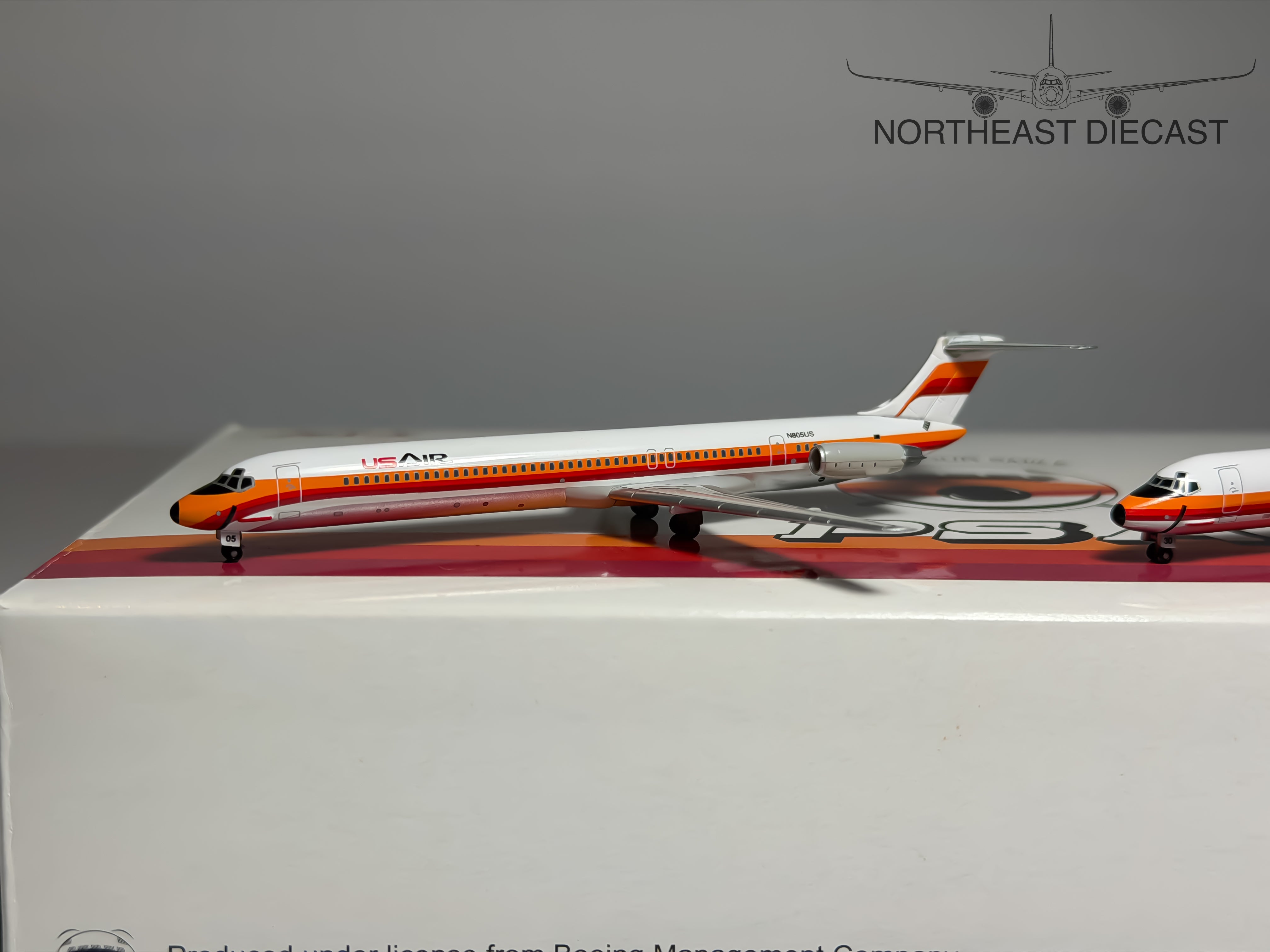 USAir McDonnell Douglas MD-81 1:400 Jet-X N805US & N830US (JX017)