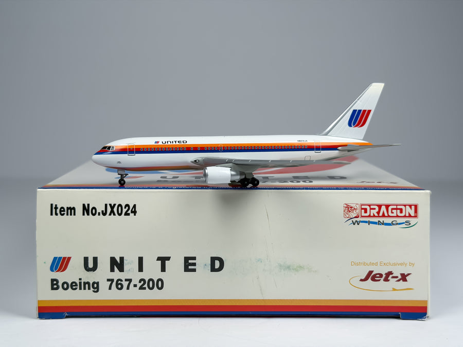 United Airlines Boeing 767-200 1:400 Jet-X N603UA (JX024)