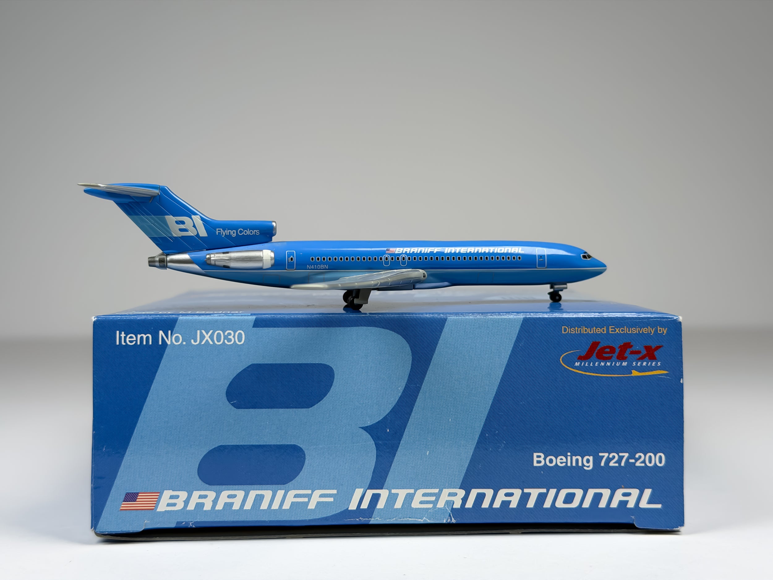 Braniff International Boeing 727-200 1:400 Jet-X N410BN (JX030)