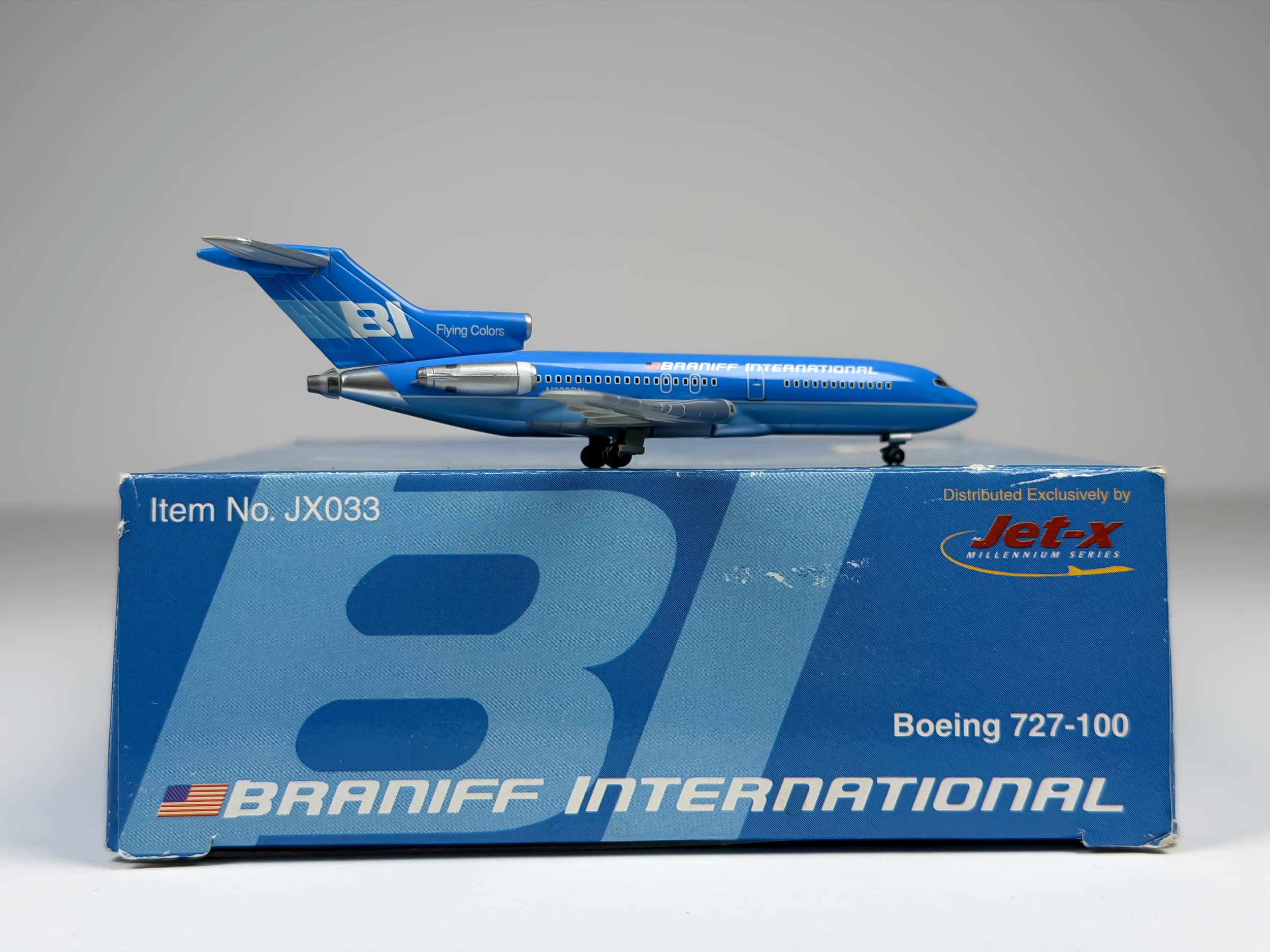 Braniff International Boeing 727-100 1:400 Jet-X N309BN (JX033)