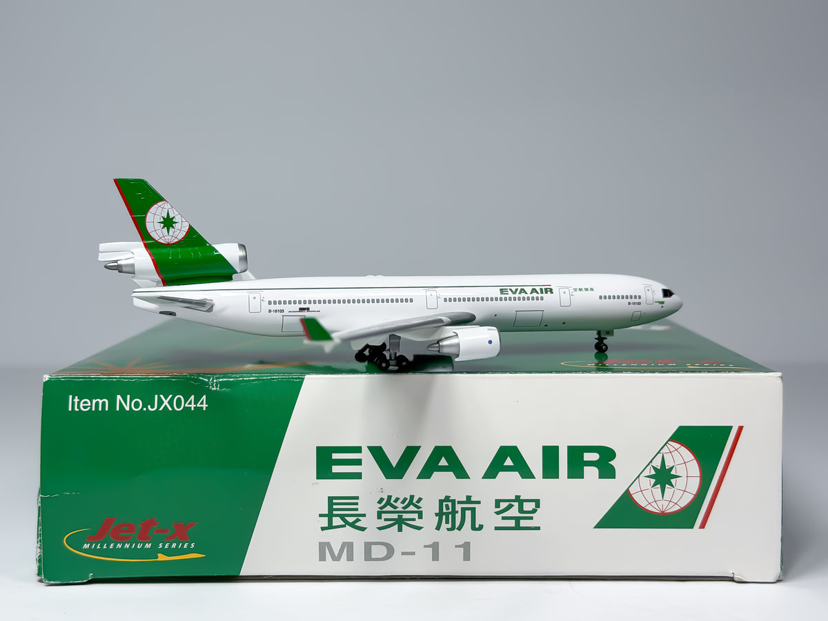 Eva Air McDonnell Douglas MD-11F 1:400 Jet-X B-16103 (JX044)