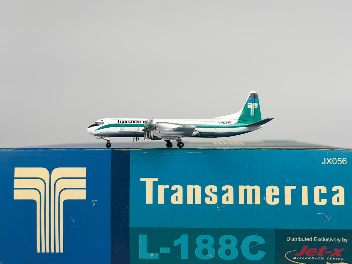 Transamerica Lockheed L-188F 1:400 Jet-X N860U (JX056)