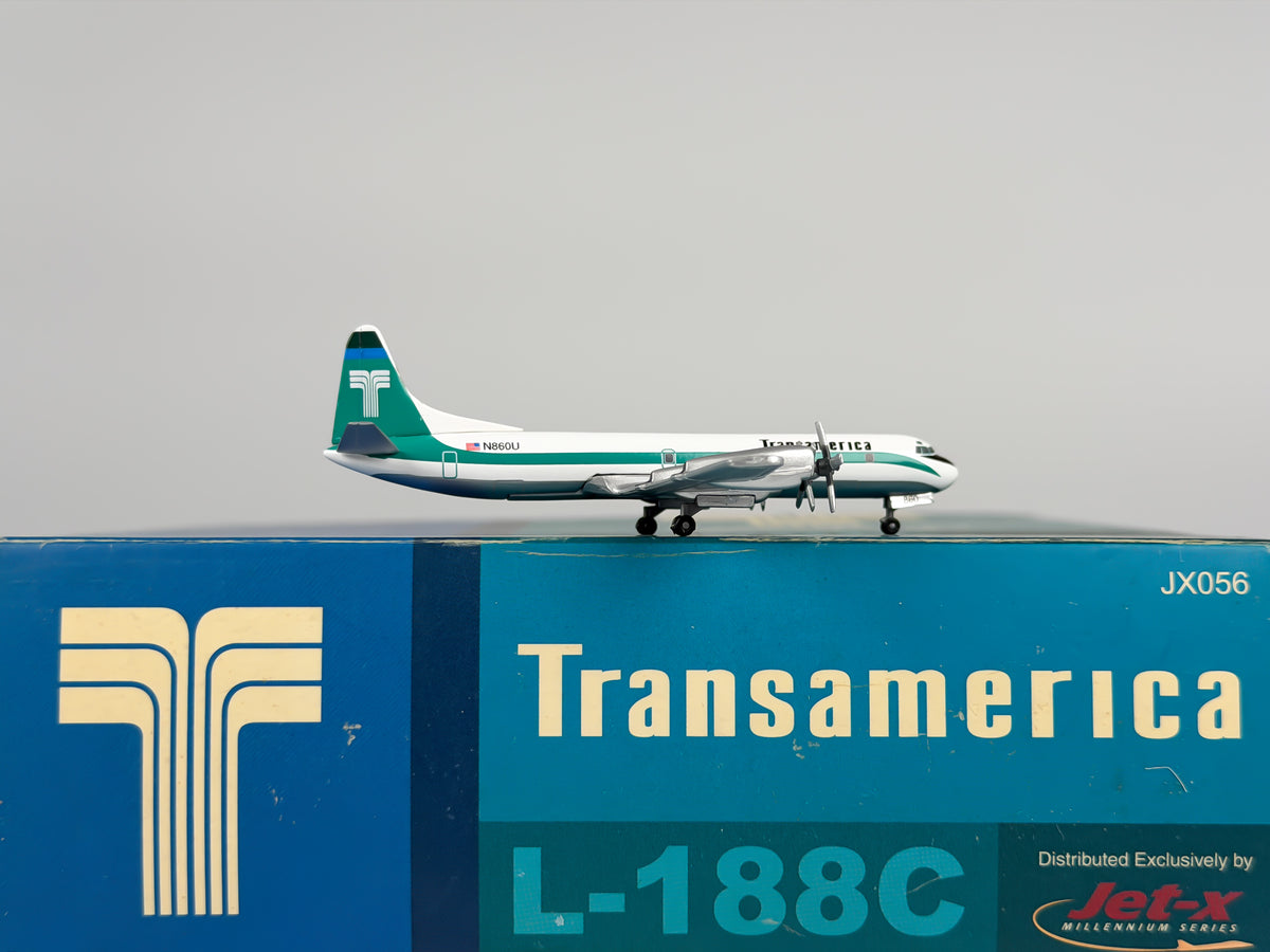 Transamerica Lockheed L-188F 1:400 Jet-X N860U (JX056)