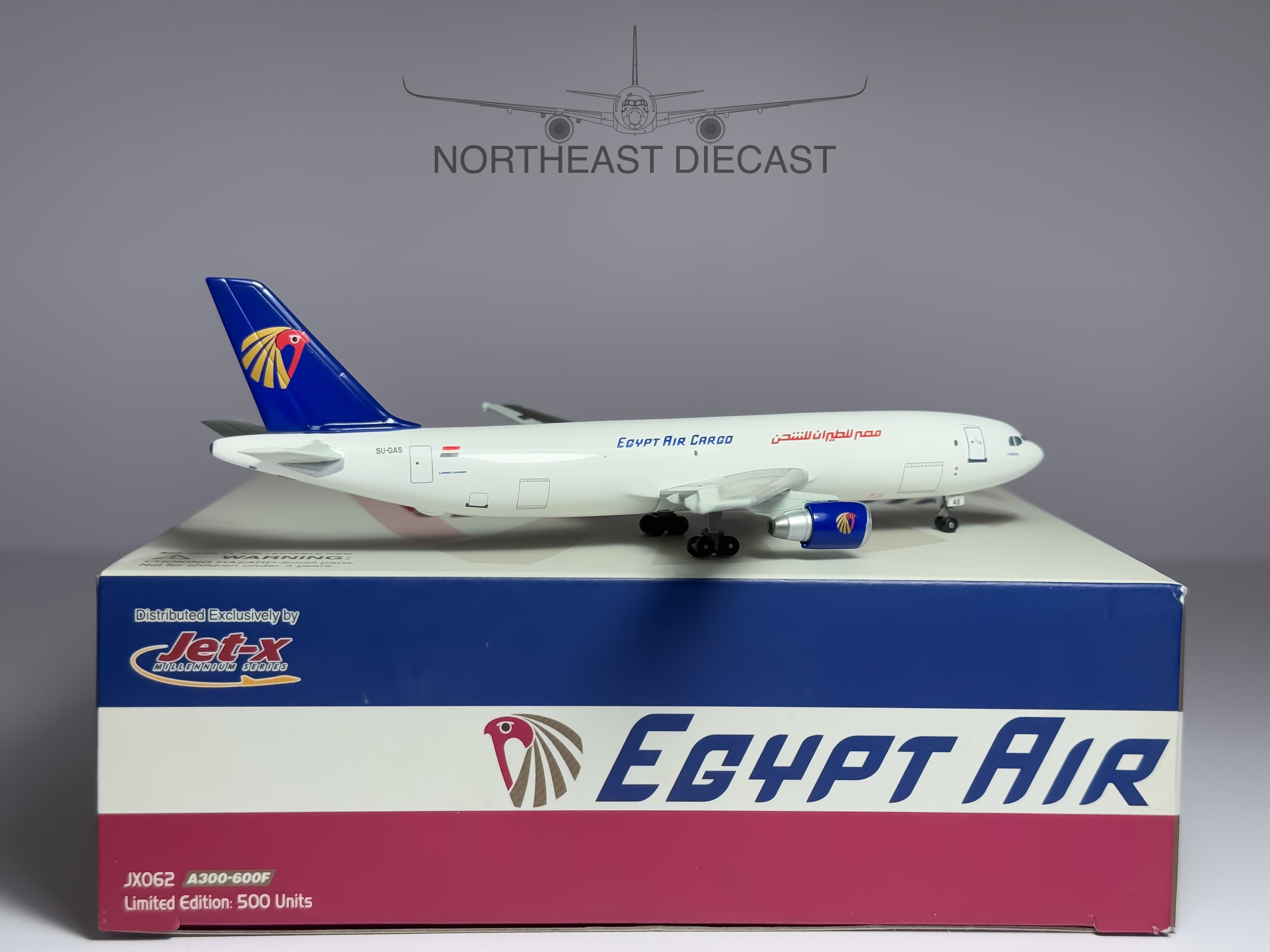Dragon Wings 1:400 Egpty Air Airbus A300 SU-GAS JX062