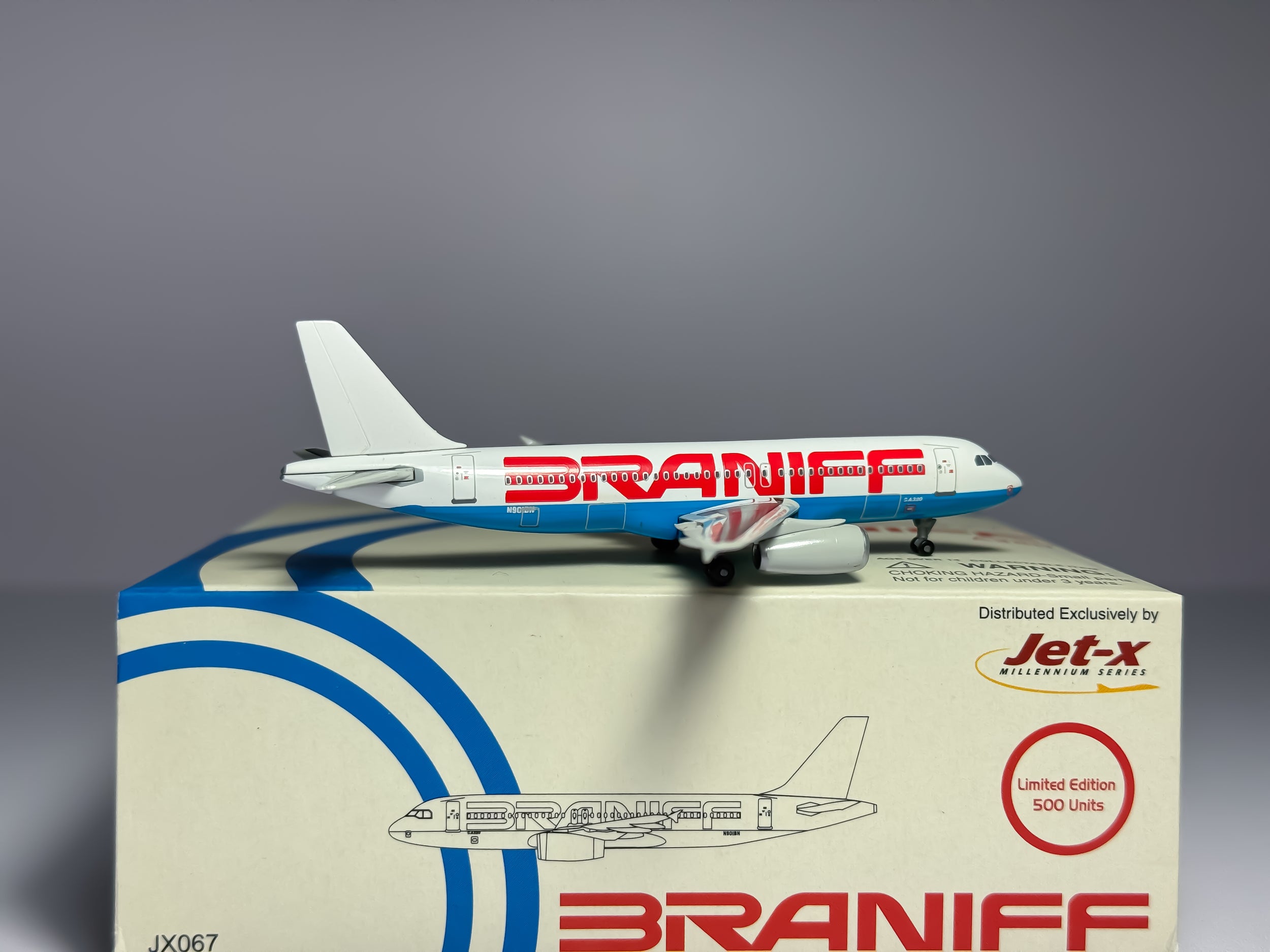 Braniff II Airbus A320 1:400 Jet-X N901BN (JX067)