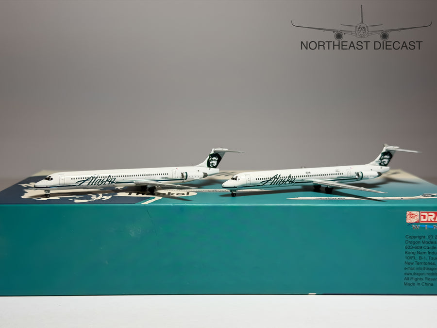 Alaska Airlines McDonnell Douglas MD-82 1:400 Jet-X N940AS & N979AS (JX080)