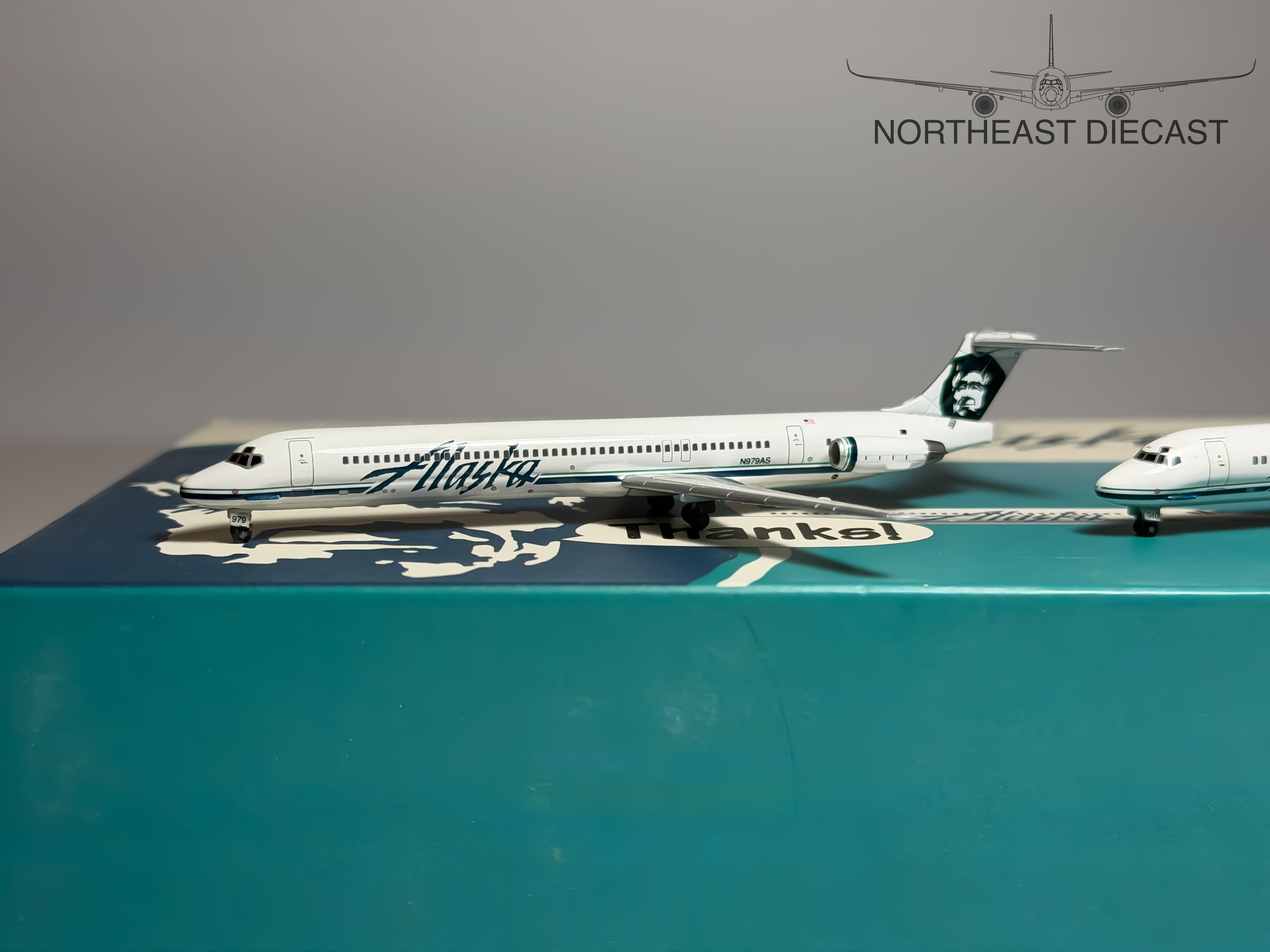 Alaska Airlines McDonnell Douglas MD-82 1:400 Jet-X N940AS & N979AS (JX080)
