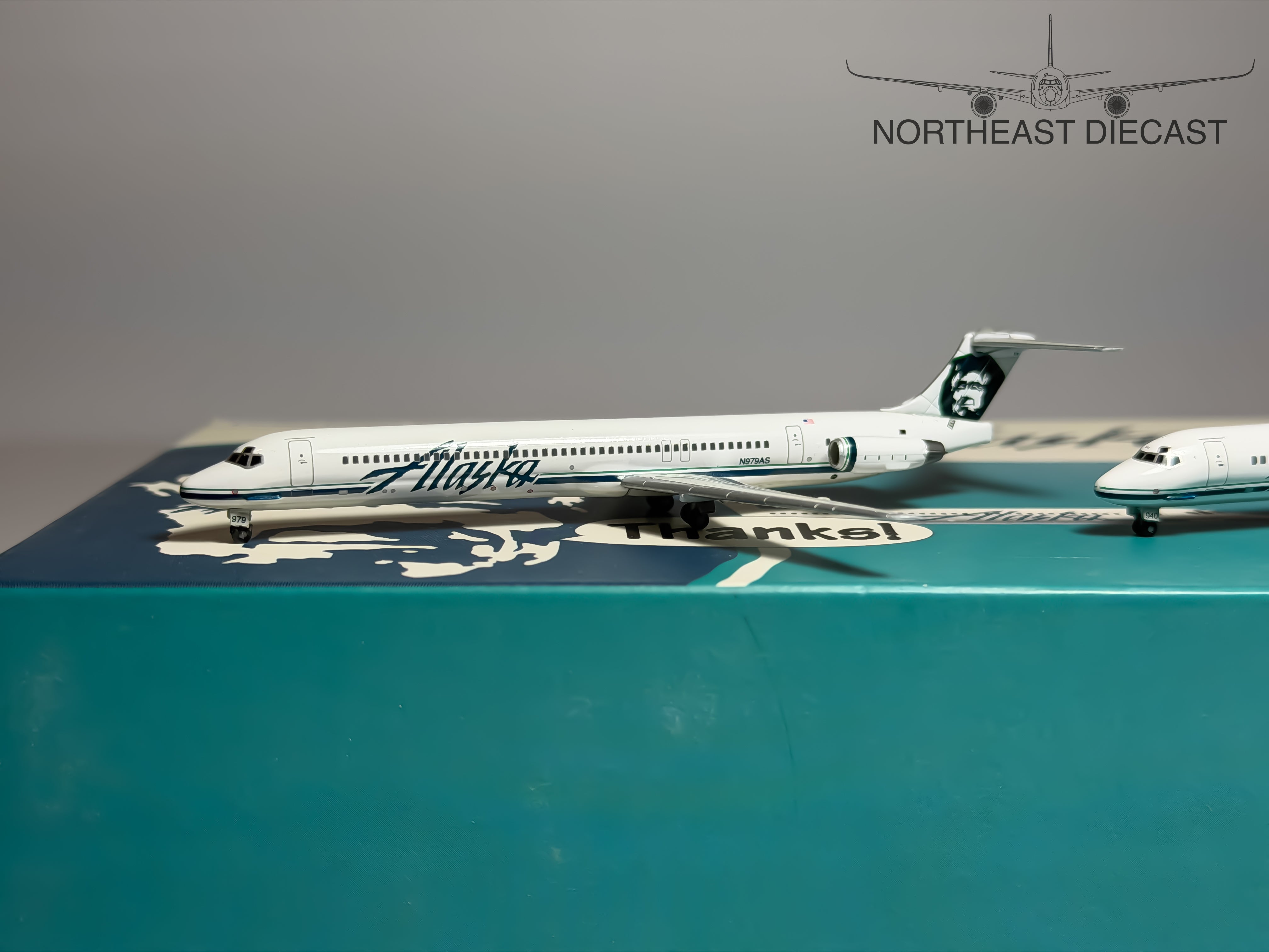 Alaska Airlines McDonnell Douglas MD-82 1:400 Jet-X N940AS & N979AS (JX080)
