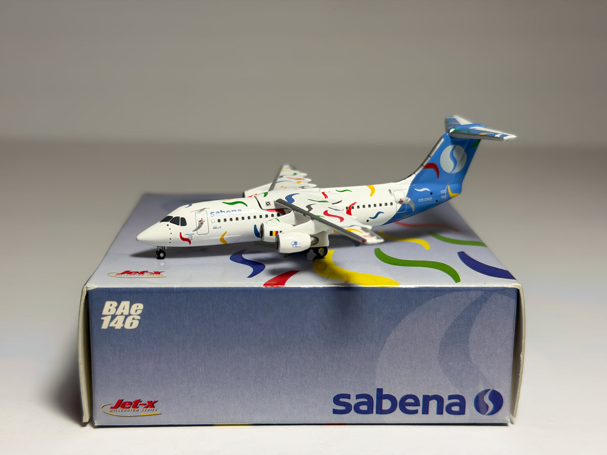Sabena BAe 146-300 1:400 Jet-X OO-DWD (JX319)