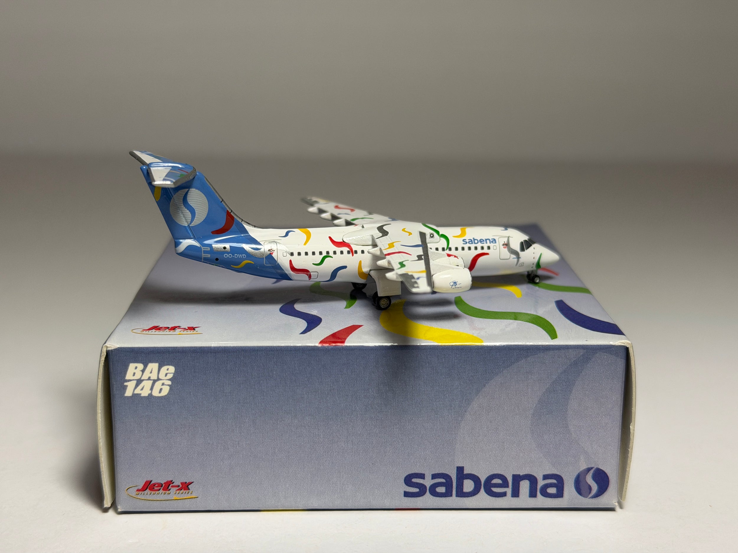 Sabena BAe 146-300 1:400 Jet-X OO-DWD (JX319)