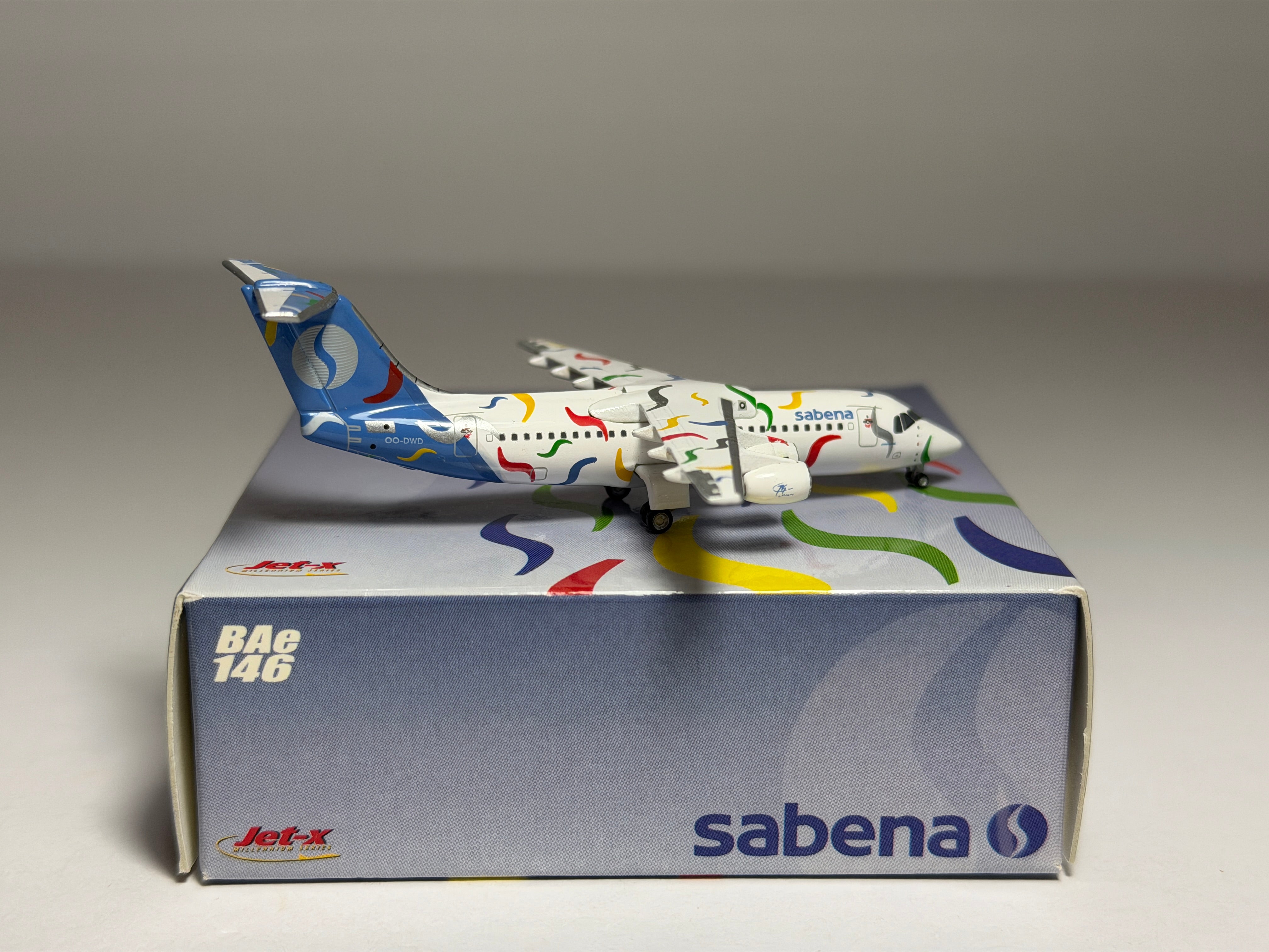 Sabena BAe 146-300 1:400 Jet-X OO-DWD (JX319)