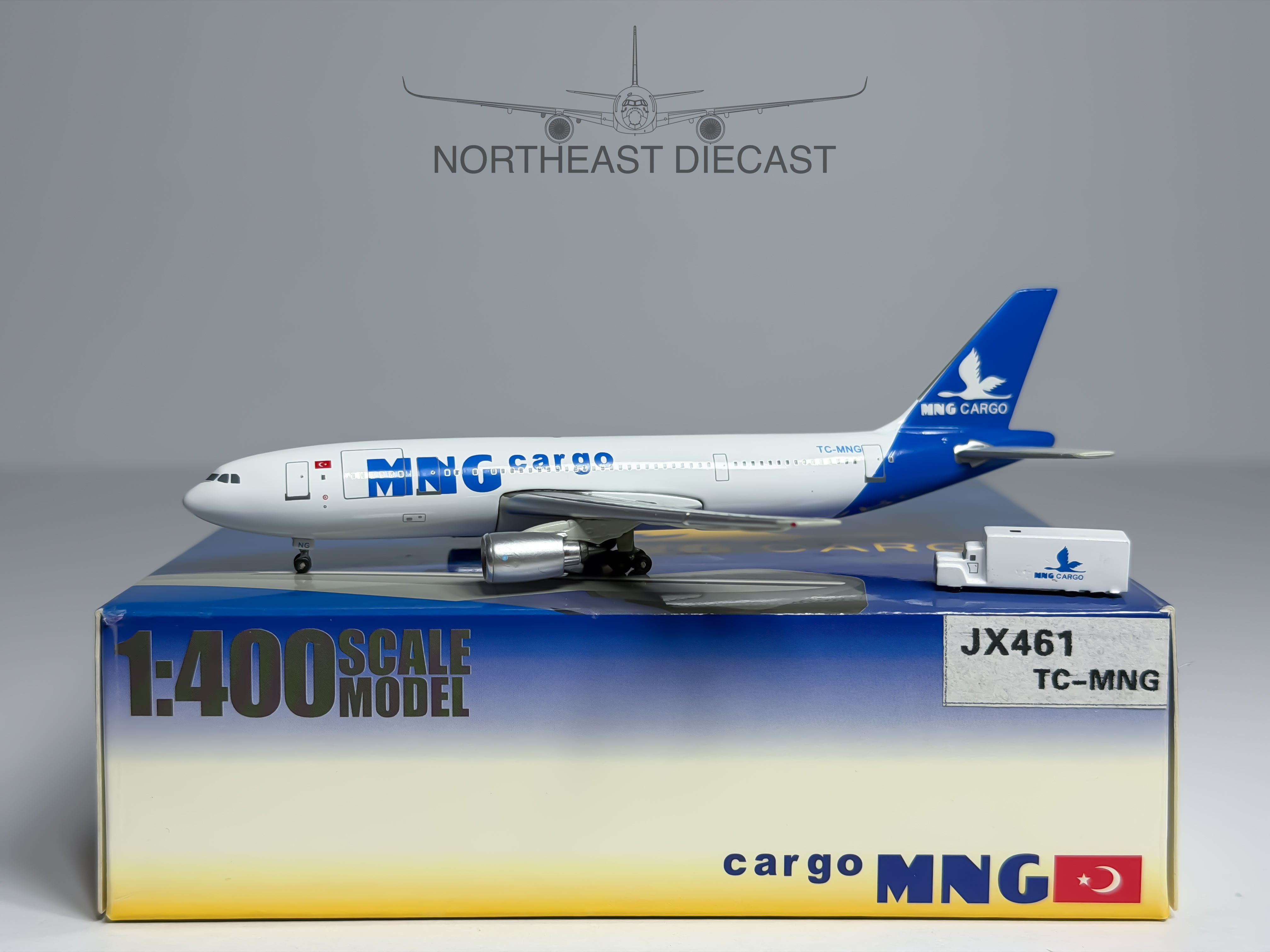 MNG Airlines Airbus A300-600F 1:400 Jet-X TC-MNG (JX461)