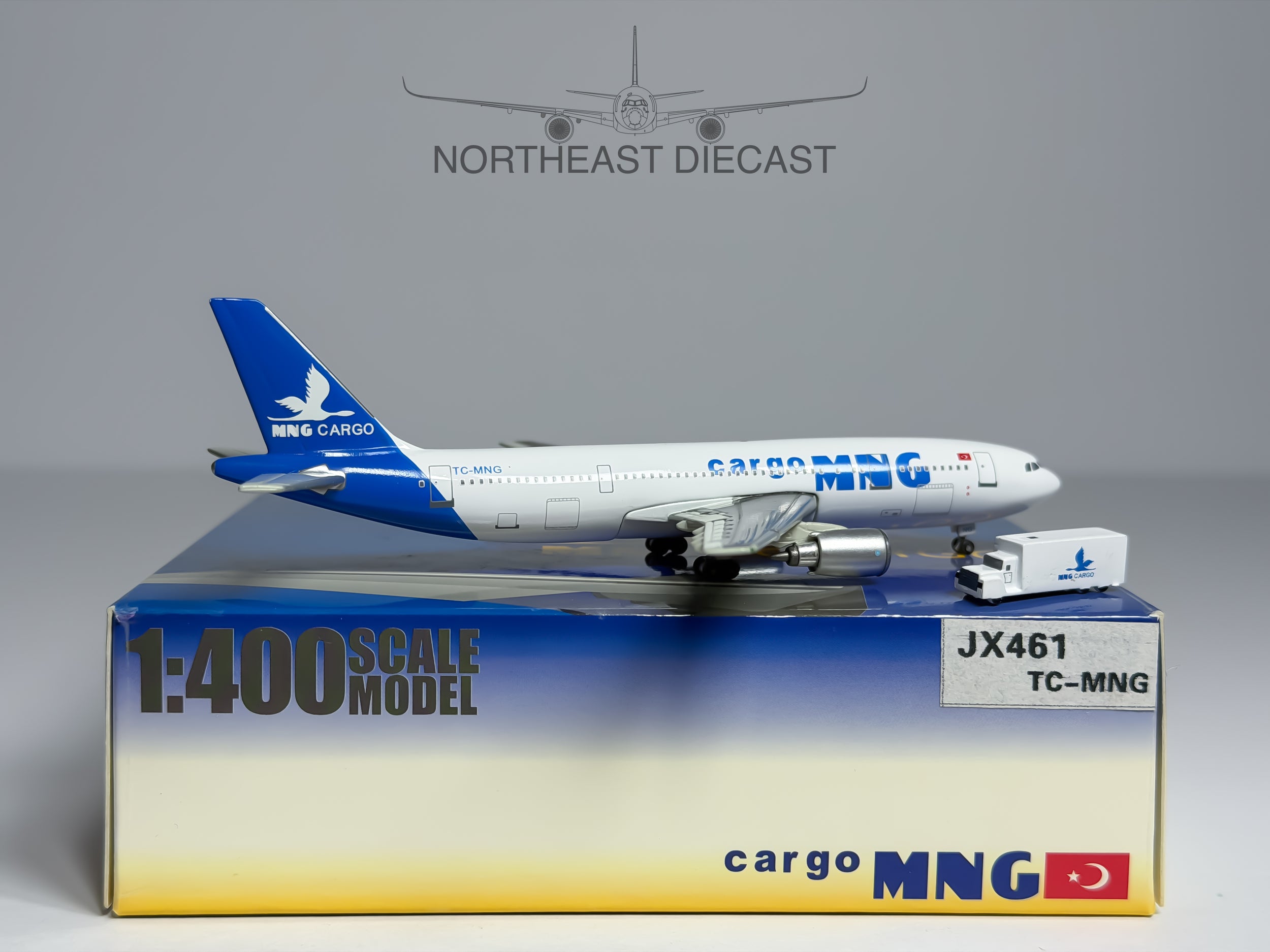 MNG Airlines Airbus A300-600F 1:400 Jet-X TC-MNG (JX461)