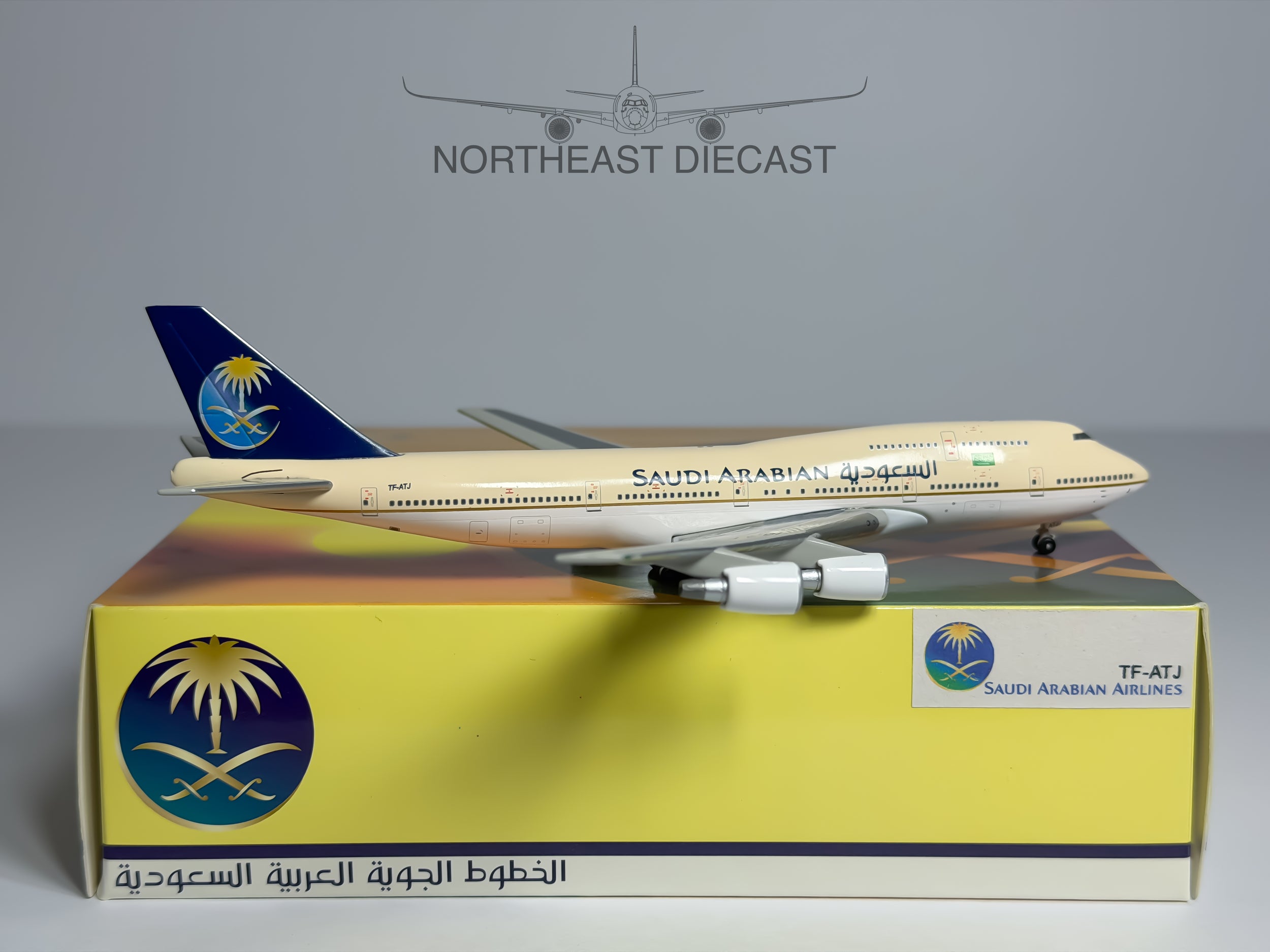 Saudi Arabian Boeing 747-300 1:400 Jet-X TF-ATJ (JX474)
