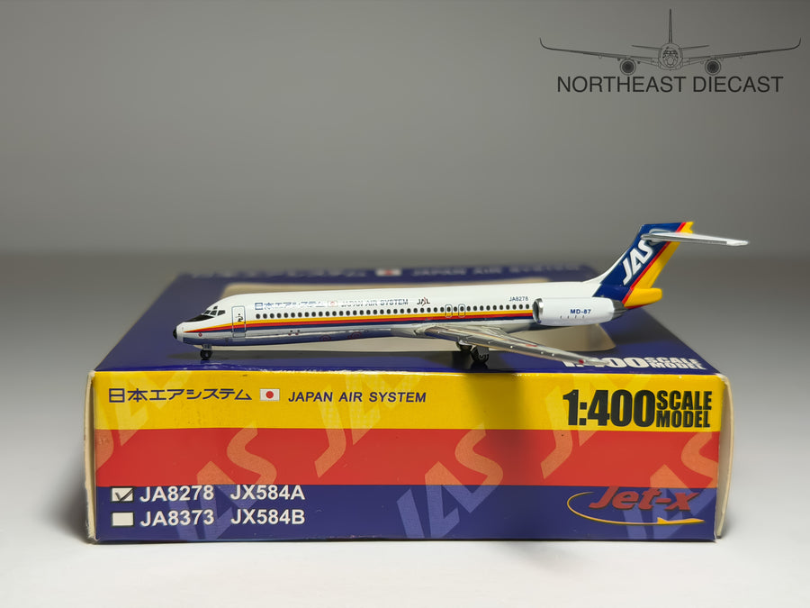 JAS McDonnell Douglas MD-87 1:400 Jet-X JA8278 (JX584A)
