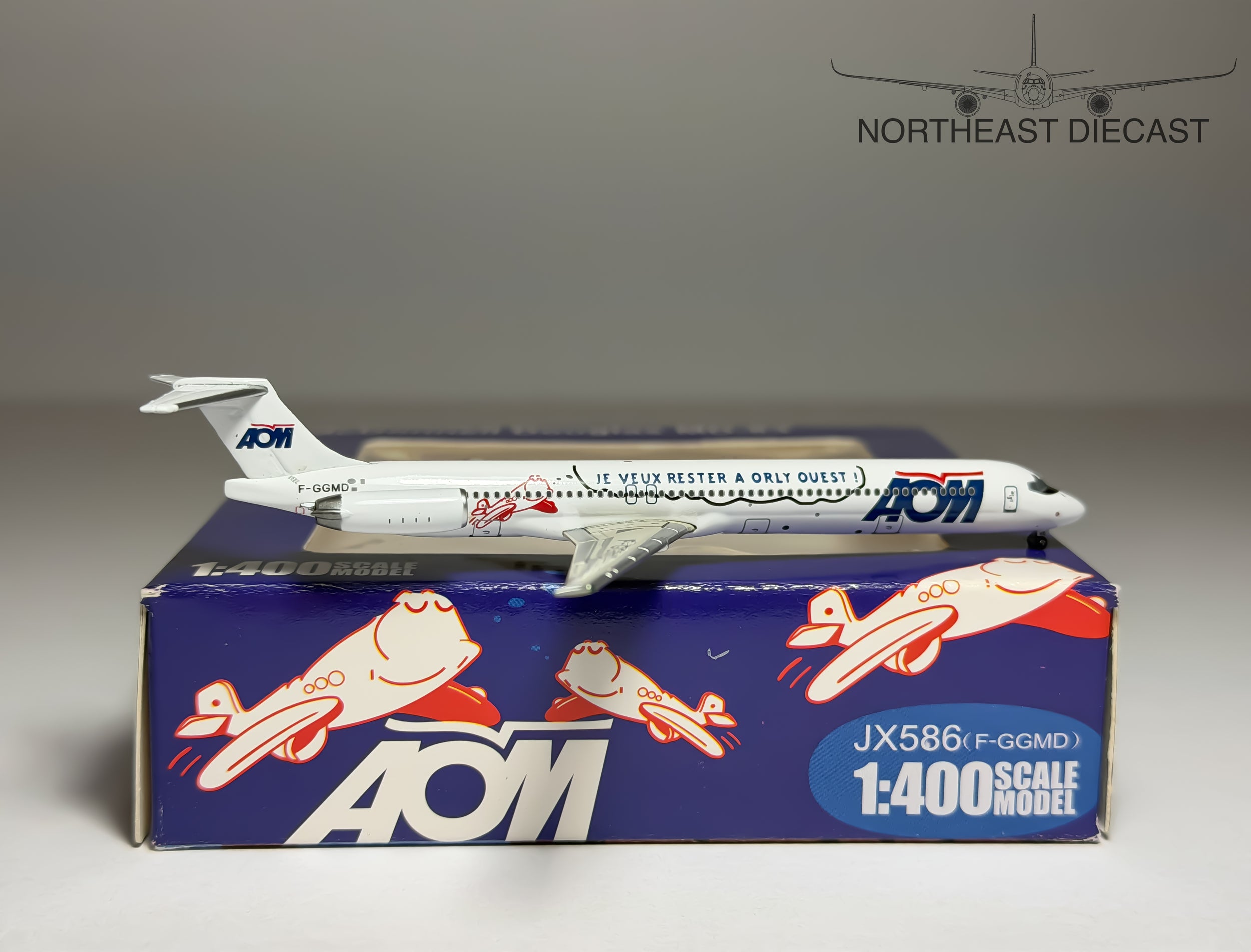AOM McDonnell Douglas MD-83 1:400 Jet-X F-GGMD (JX586)