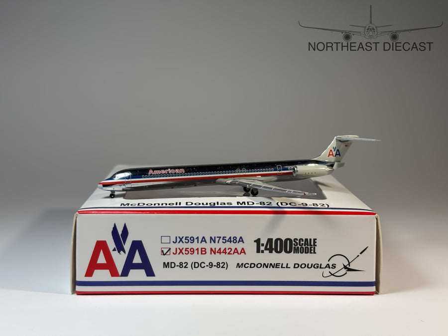 American Airlines McDonnell Douglas MD-82 1:400 Jet-X N442AA (JX591B)