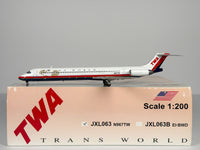 Trans World Airlines (TWA) McDonnell Douglas MD-83 1:200 Jet-X N967TW (JXL063)