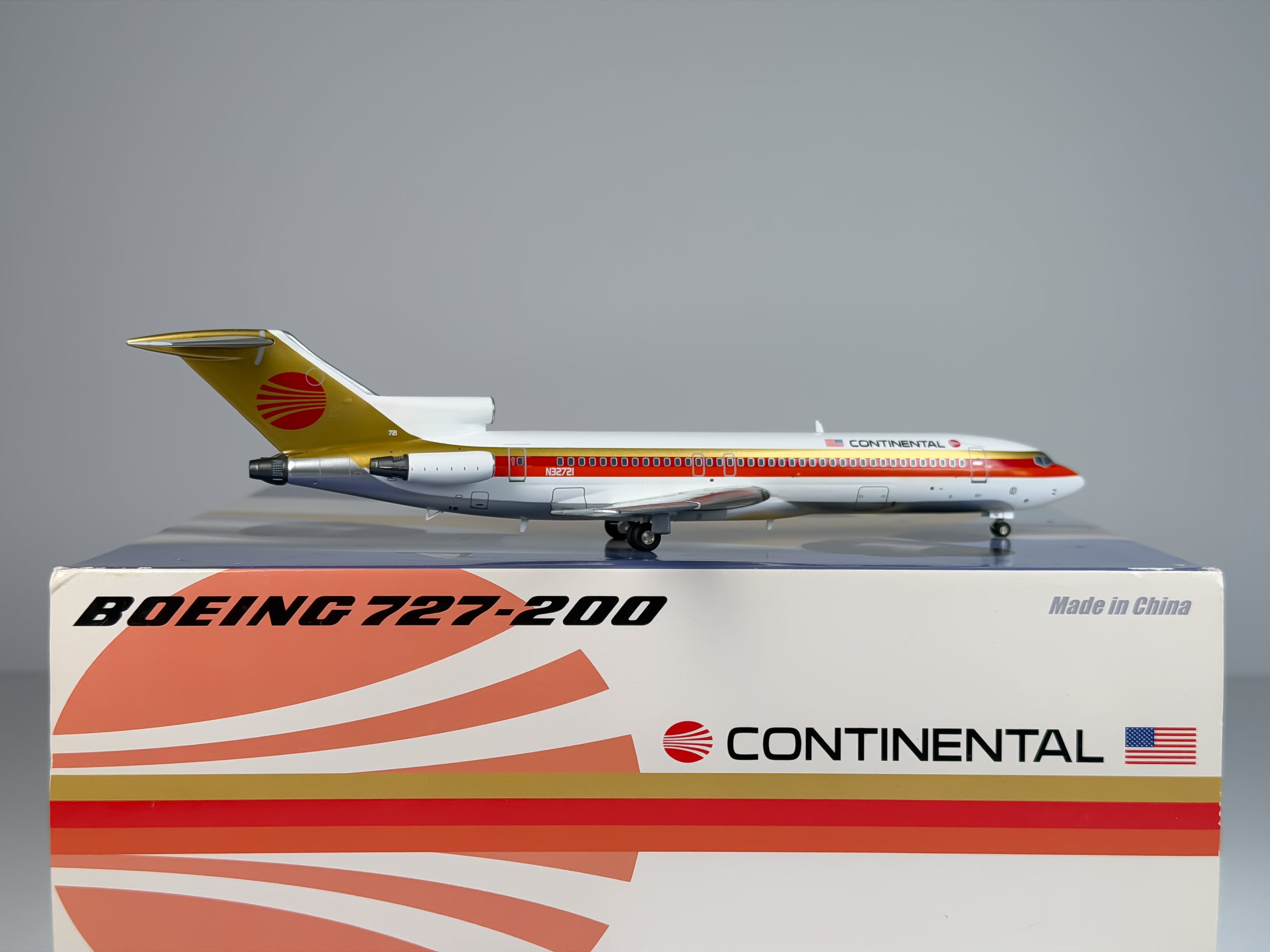 Continental Airlines Boeing 727-200 1:200 Jet-X N32721 (JXL142)