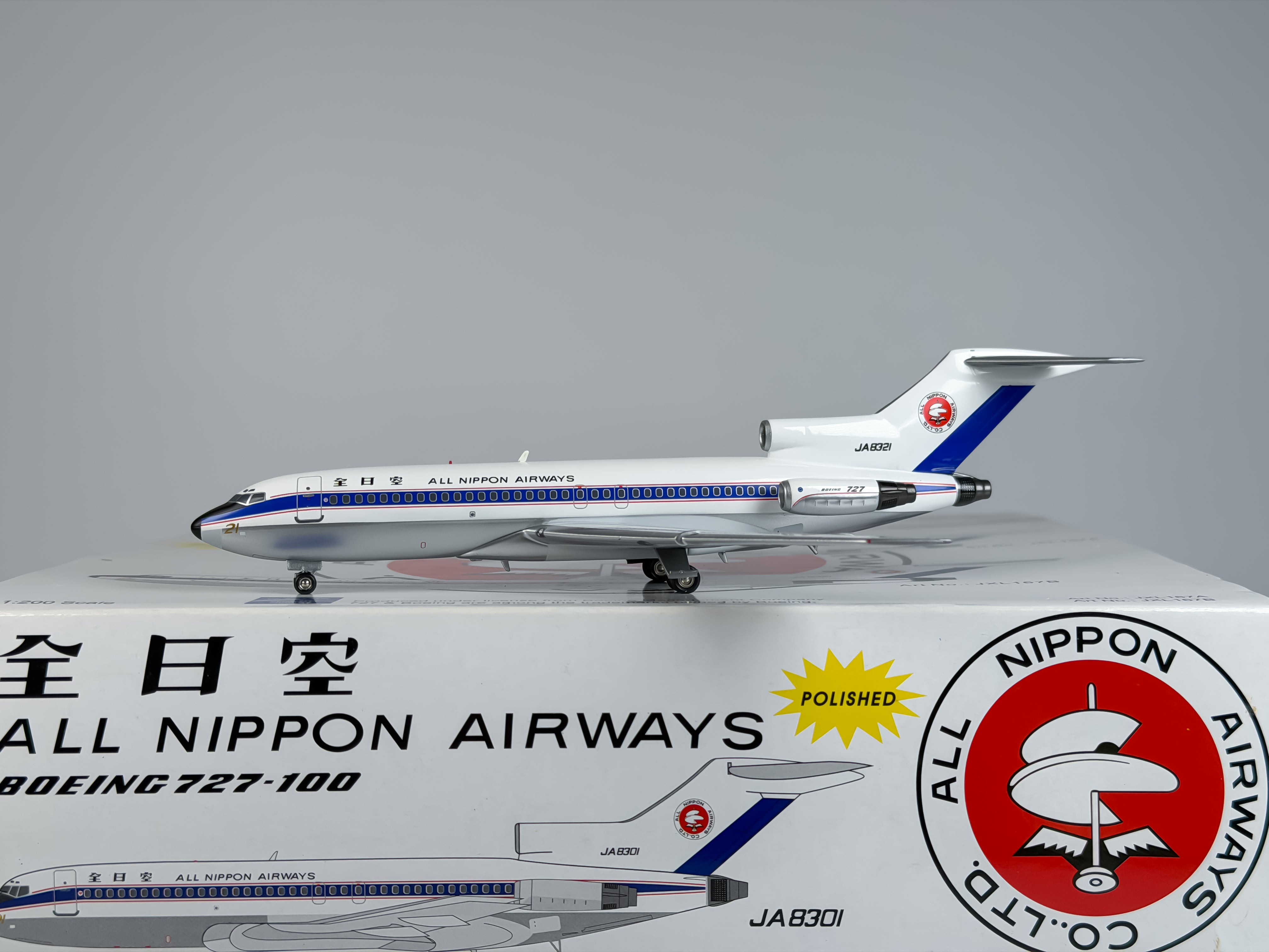 All Nippon Airways (ANA) Boeing 727-100 1:200 Jet-X JA8321 (JXL167B)