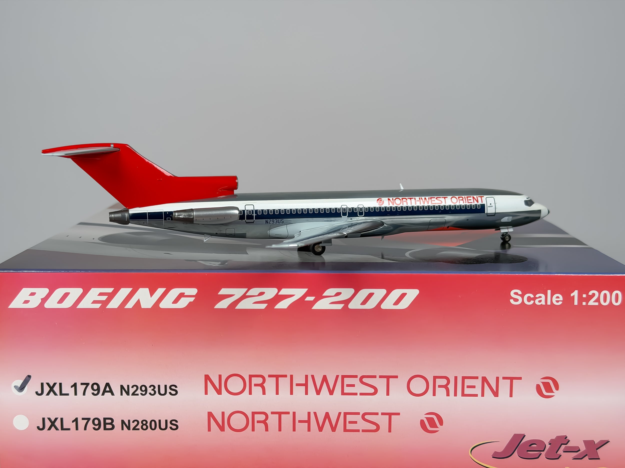 Northwest Orient Boeing 727-200 1:200 Jet-X N293US (JXL179A)