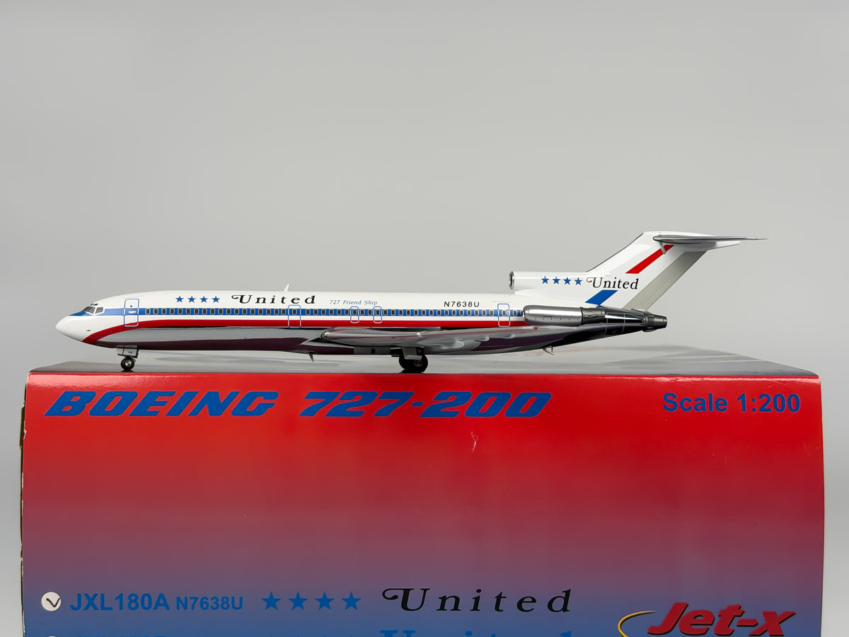 United Airlines Boeing 727-200 1:200 Jet-X N7638U (JXL180A)