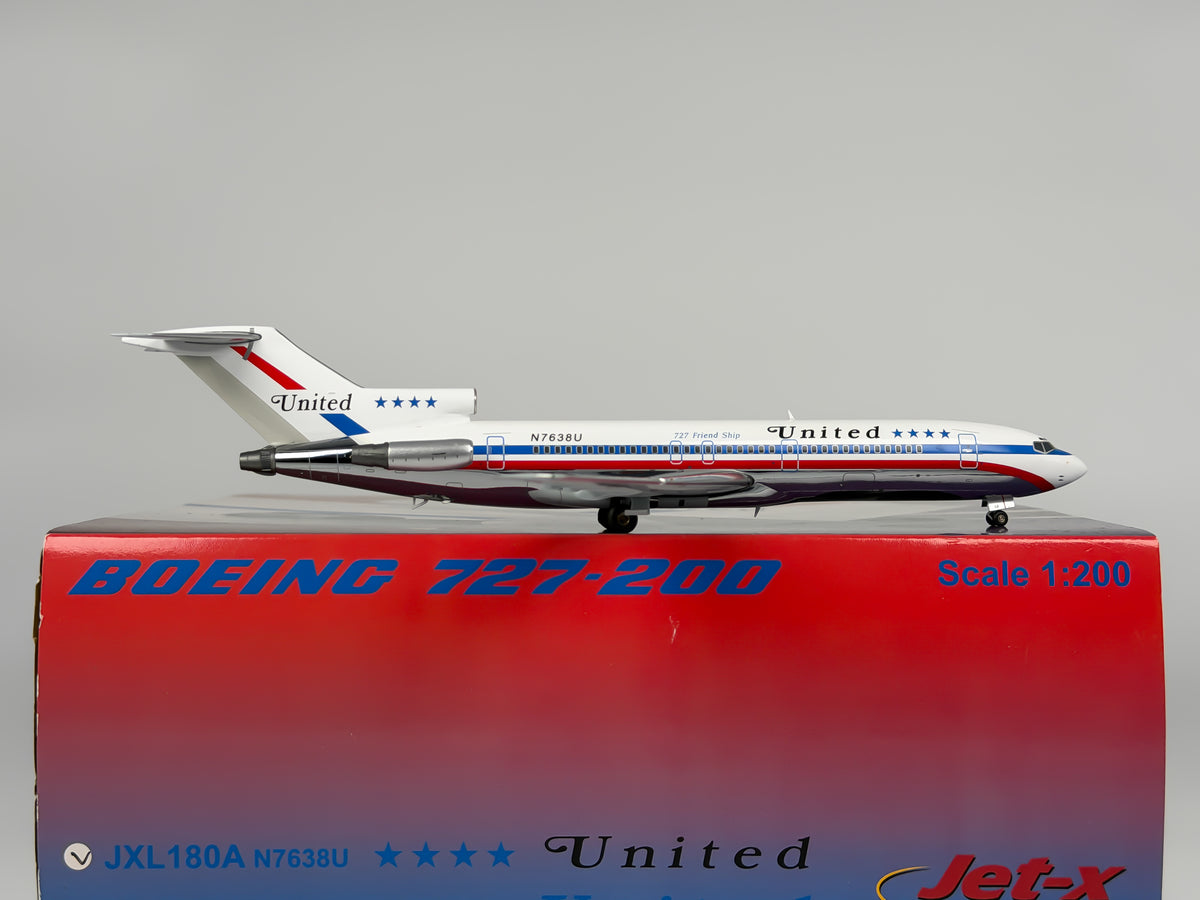 United Airlines Boeing 727-200 1:200 Jet-X N7638U (JXL180A)