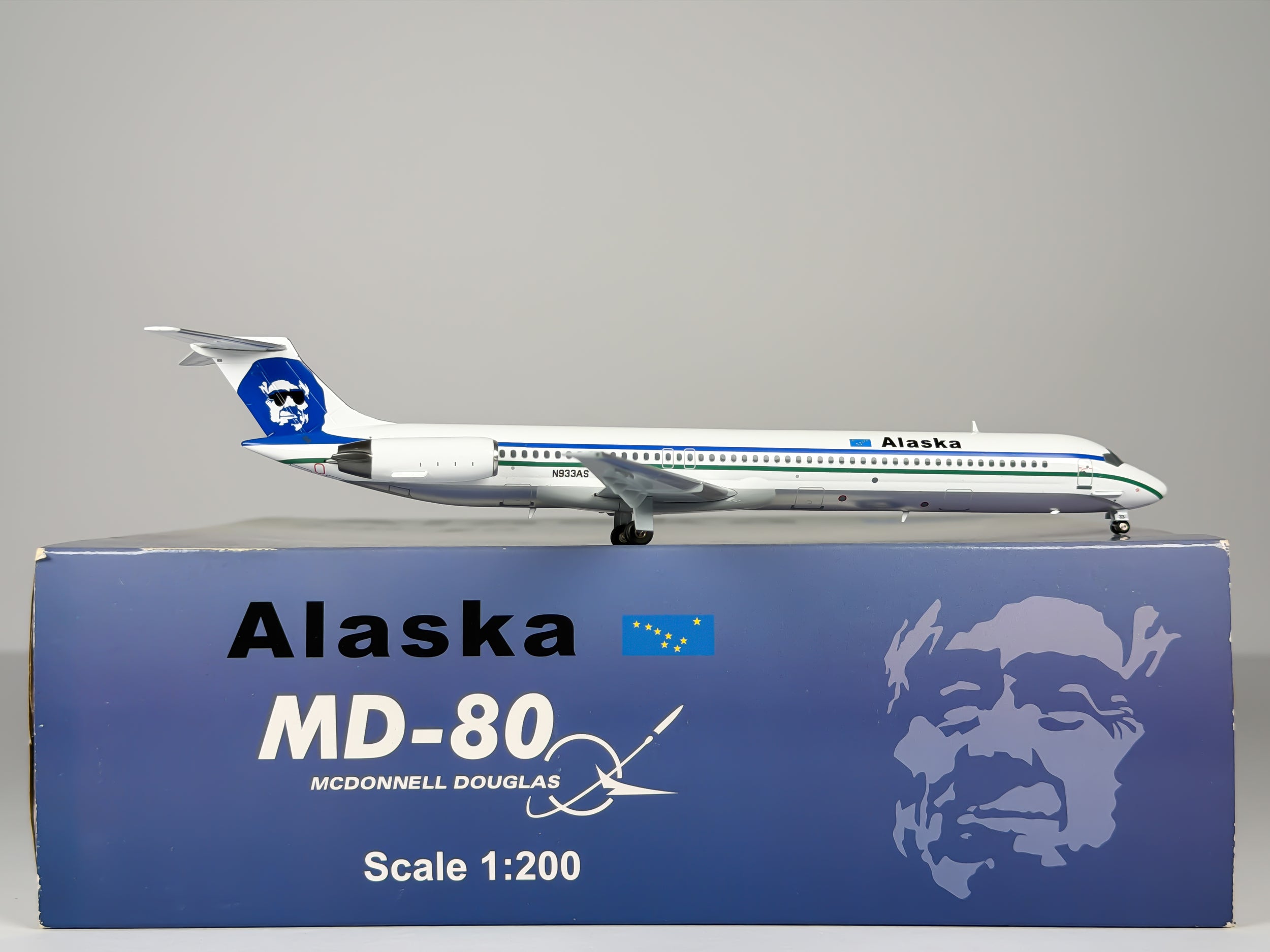 Alaska Airlines McDonnell Douglas MD-83 1:200 JetX N933AS (JXLV002B)