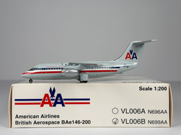American Airlines BAe 146 (Avro RJ85) 1:200 JC Wings N699AA (JXLVL006B)