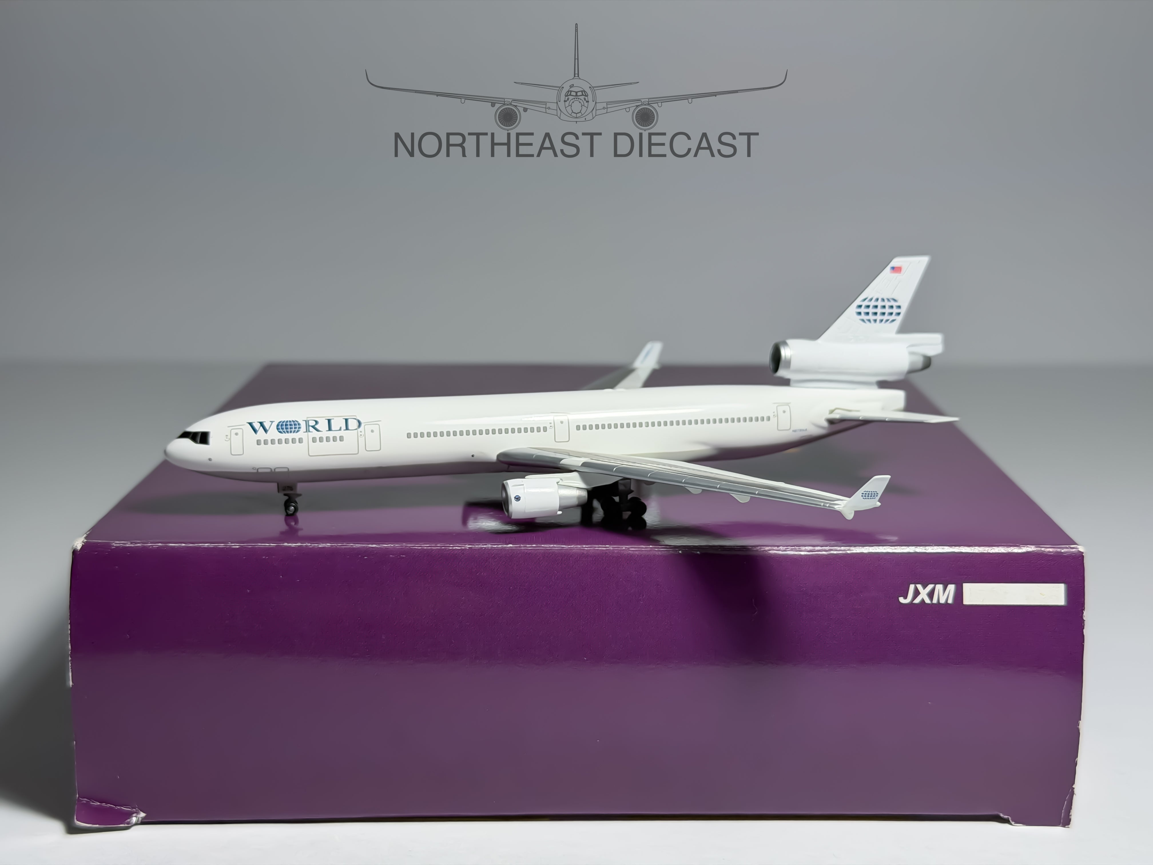World Airways McDonnell Douglas MD-11F 1:400 Jet-X N275WA (JXM103)