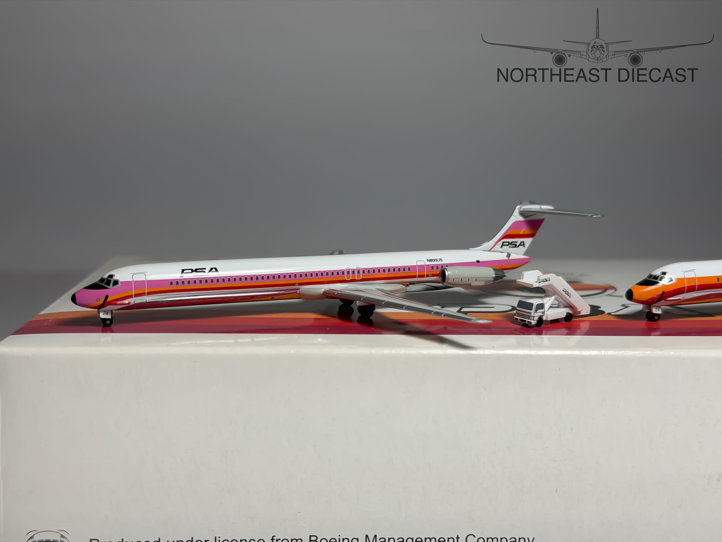 PSA & USAir McDonnell Douglas MD-81 1:400 Jet-X N800US & N800US (JXM111)