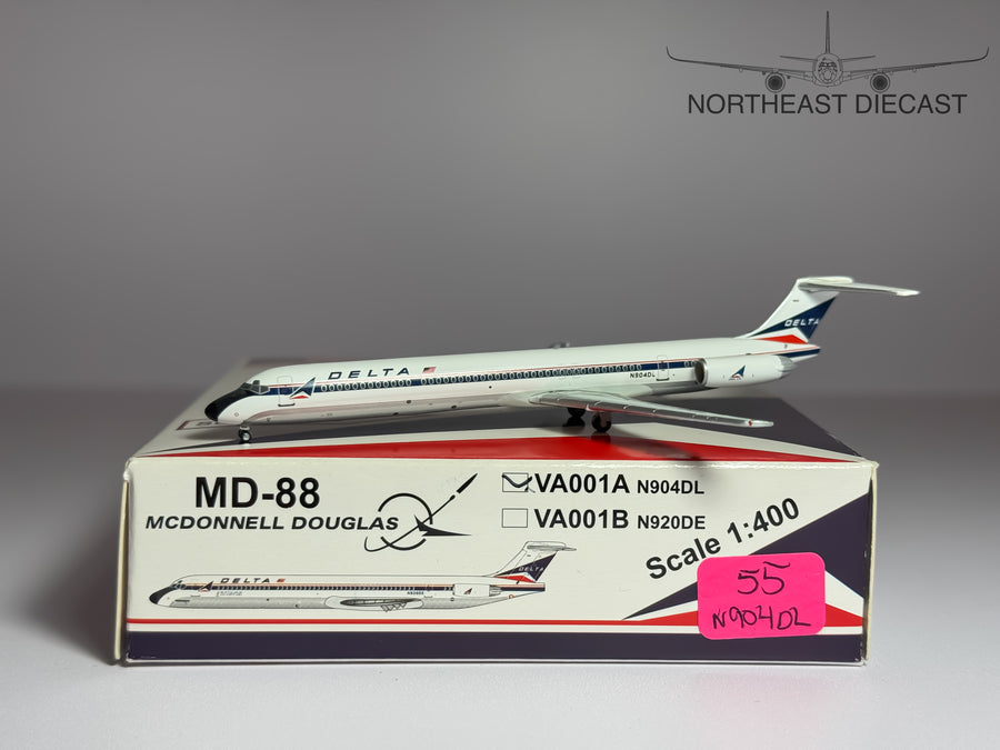 Delta Air Lines McDonnell Douglas MD-88 1:400 Jet-X N904DL (JXVA001A)