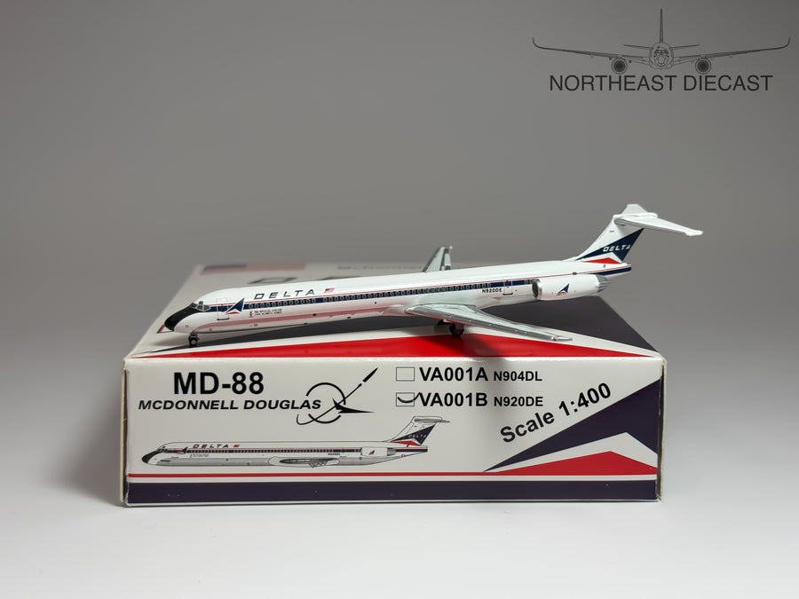 Delta Air Lines McDonnell Douglas MD-88 1:400 Jet-X N920DE (JXVA001B)