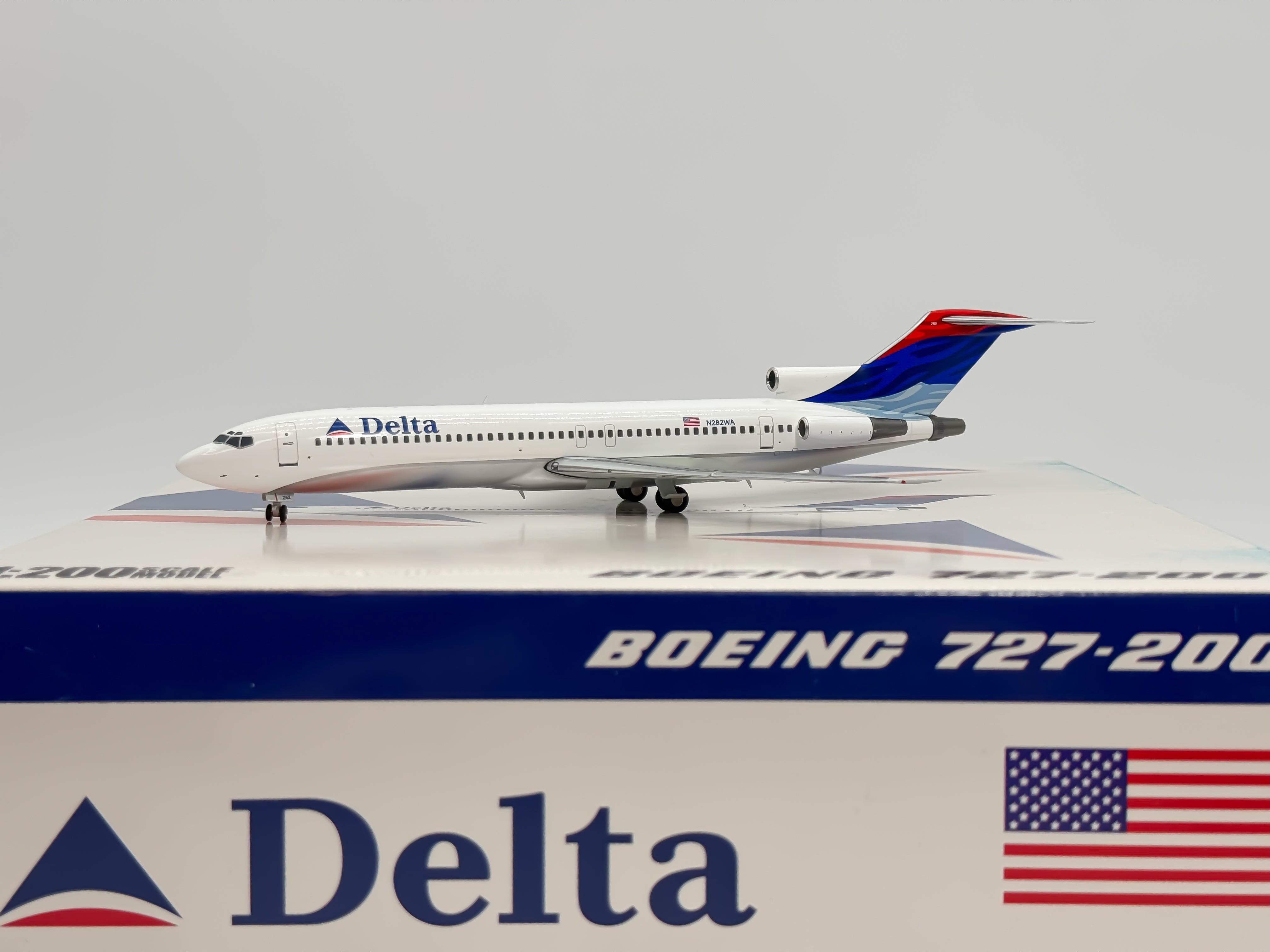 Delta Air Lines Boeing 727-200 1:200 Jet-X N282WA (JXVL010)