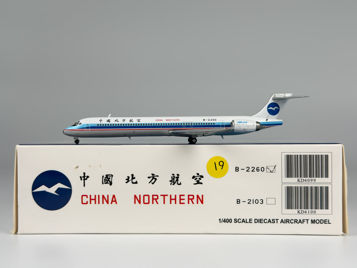 China Northern Airlines McDonnell Douglas MD-90 1:400 JC Wings B-2260 (KD4099)