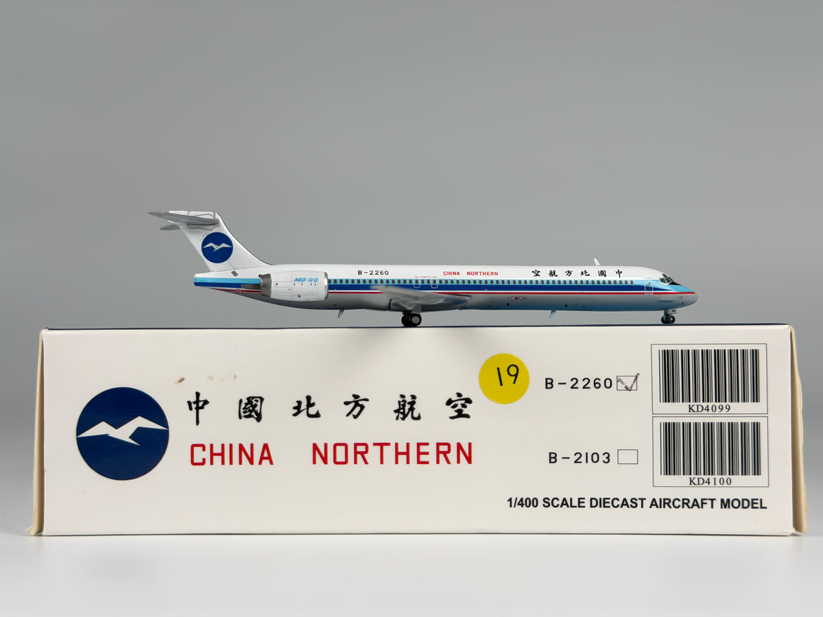 China Northern Airlines McDonnell Douglas MD-90 1:400 JC Wings B-2260 (KD4099)