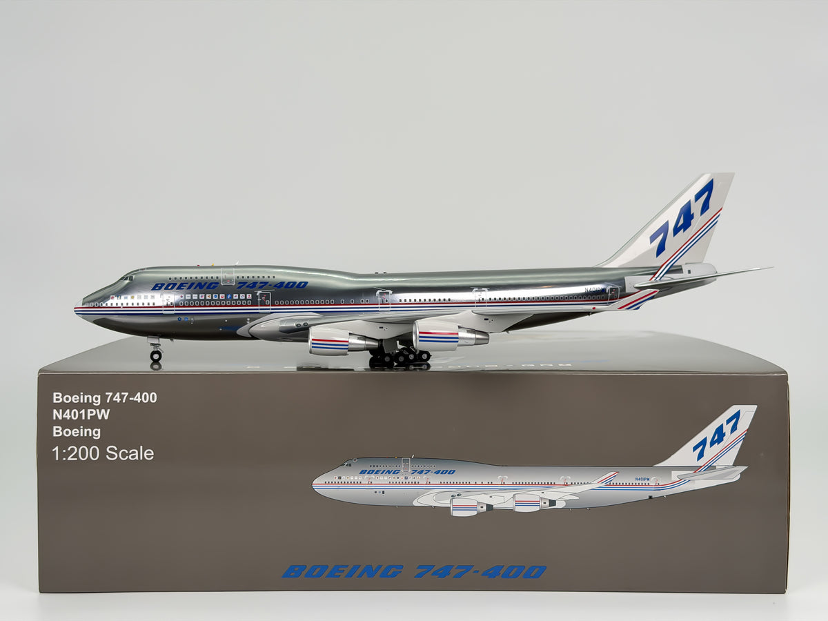 Boeing House Boeing 747-400 1:200 KJ Models N401PW (KJ-B744-175)