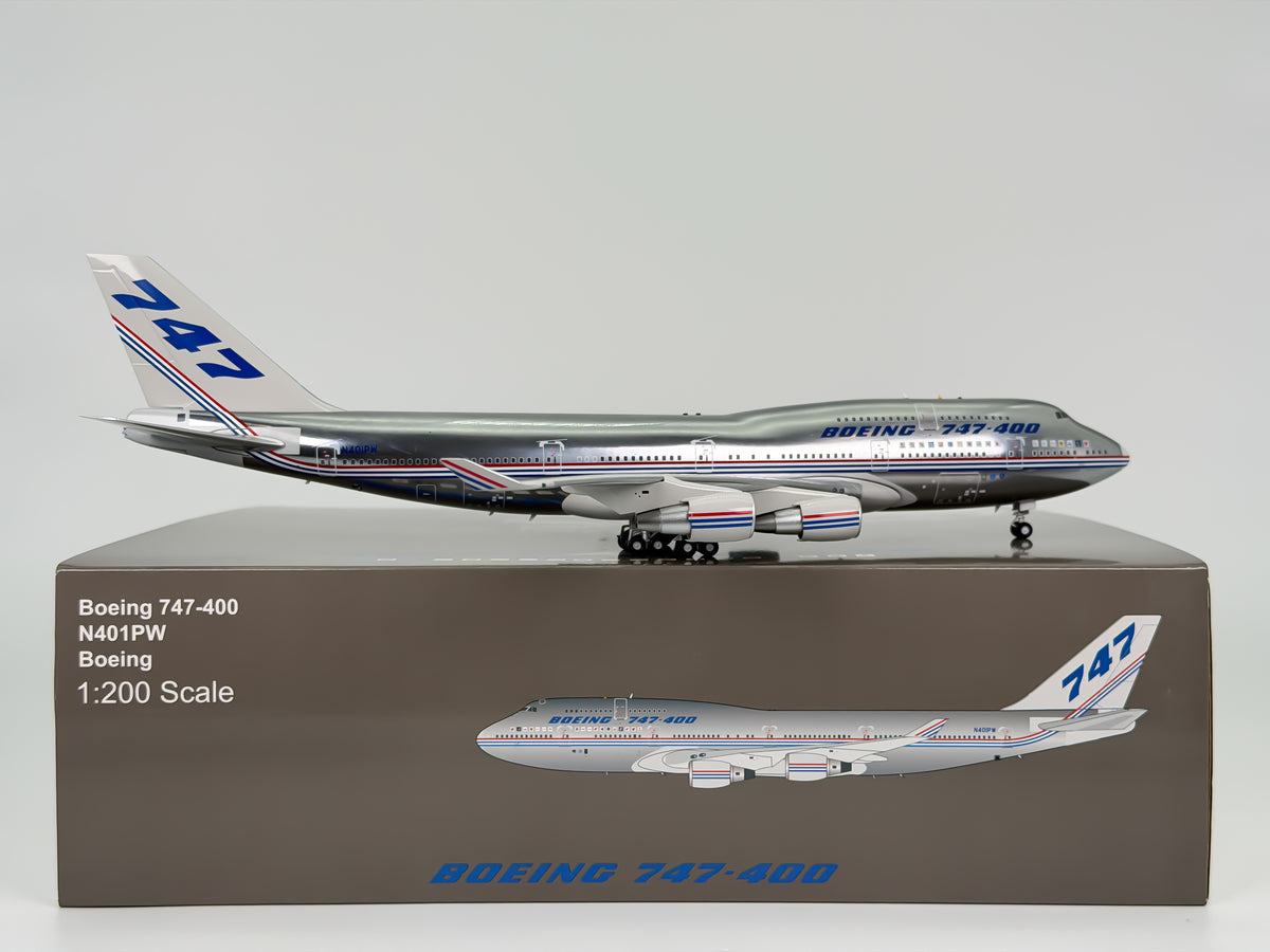 Boeing House Boeing 747-400 1:200 KJ Models N401PW (KJ-B744-175)