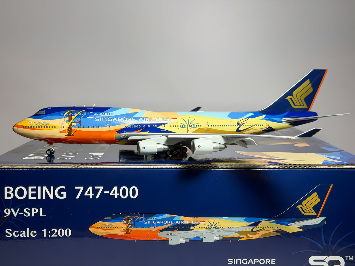 Singapore Airlines Boeing 747-400 1:200 SQ Wings 9V-SPL (L2002FD)