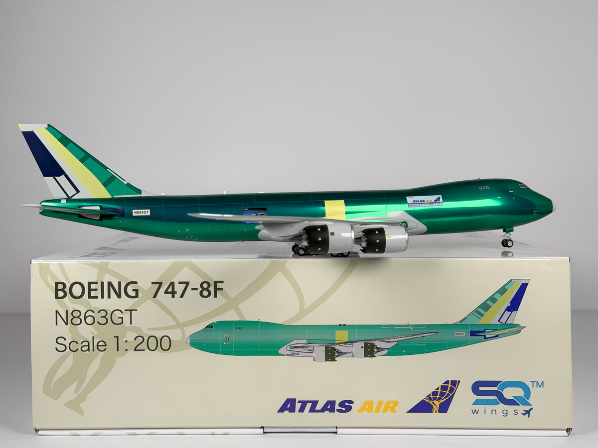 Atlas Air Boeing 747-8F 1:200 SQ Wings N863GT (L2015)