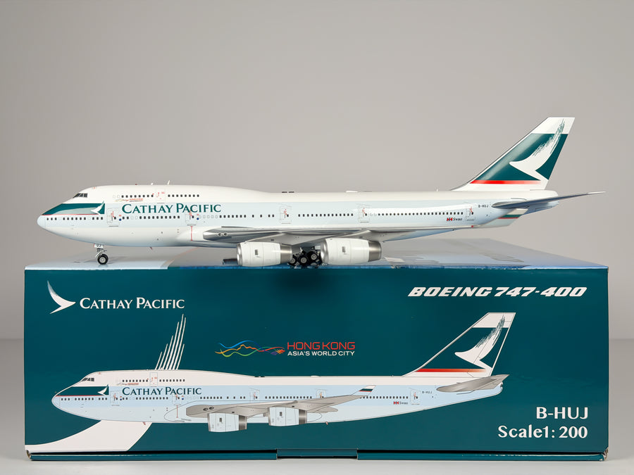 Cathay Pacific Boeing 747-400 1:200 SQ Wings B-HUJ (L2123)