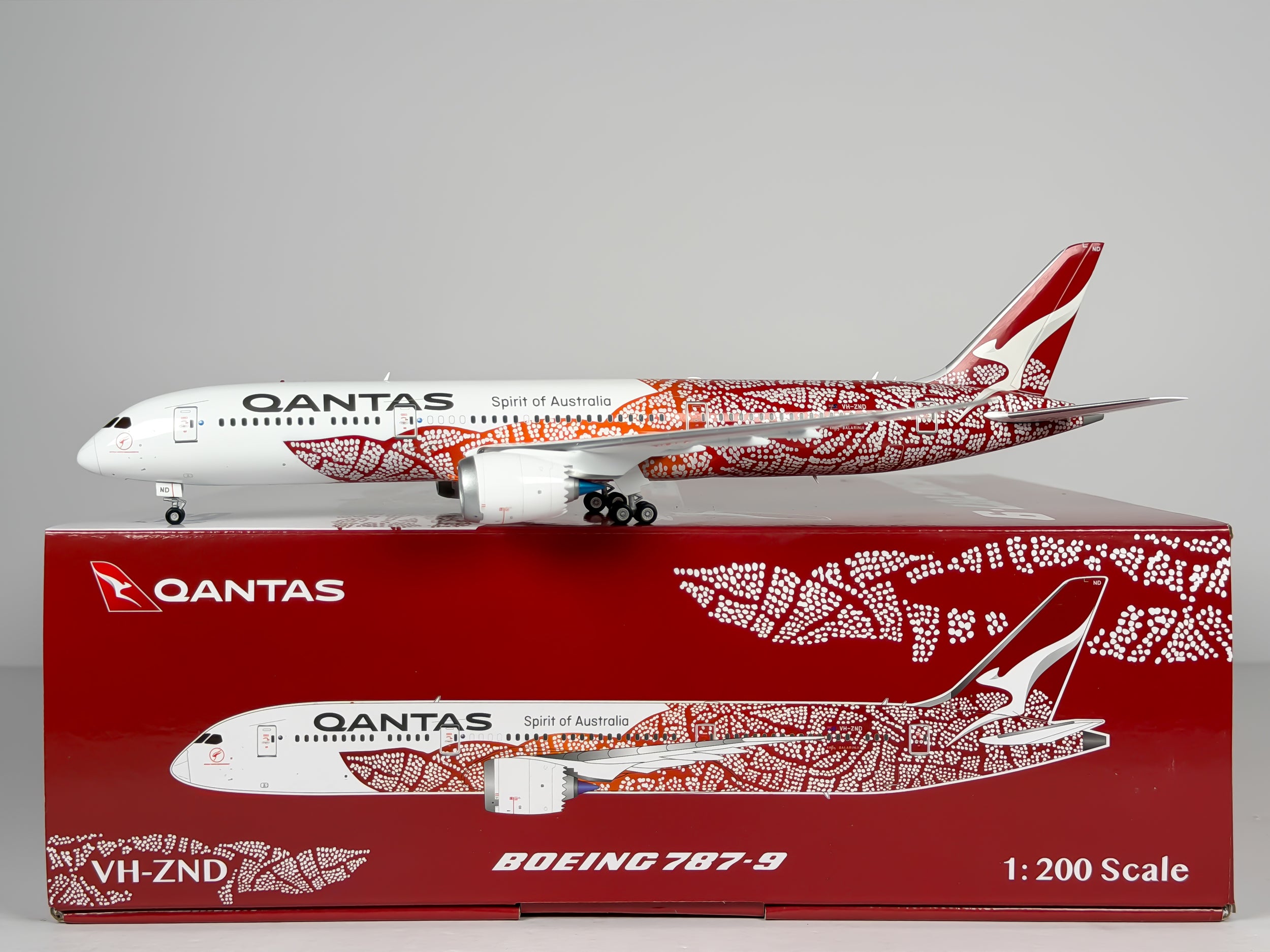 Qantas Airways Boeing 787-9 1:200 SQ Wings VH-ZND (L2129)