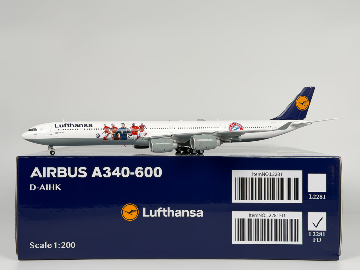Lufthansa Airbus A340-600 1:200 SQ Wings D-AIHK (L2281FD)