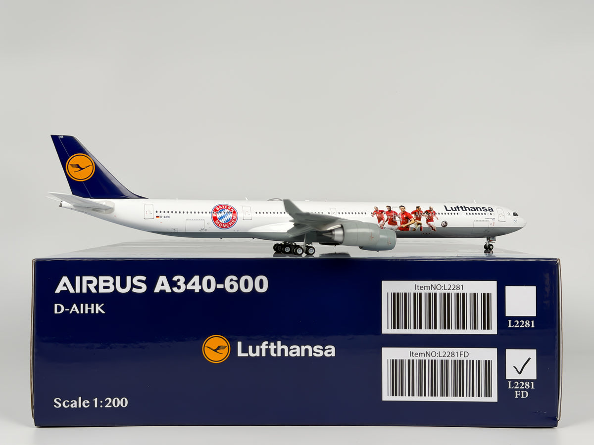 Lufthansa Airbus A340-600 1:200 SQ Wings D-AIHK (L2281FD)
