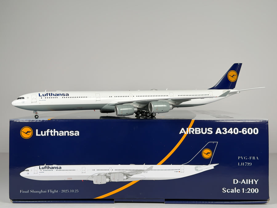 Lufthansa Airbus A340-600 1:200 SQ Wings D-AIHY (L2282)