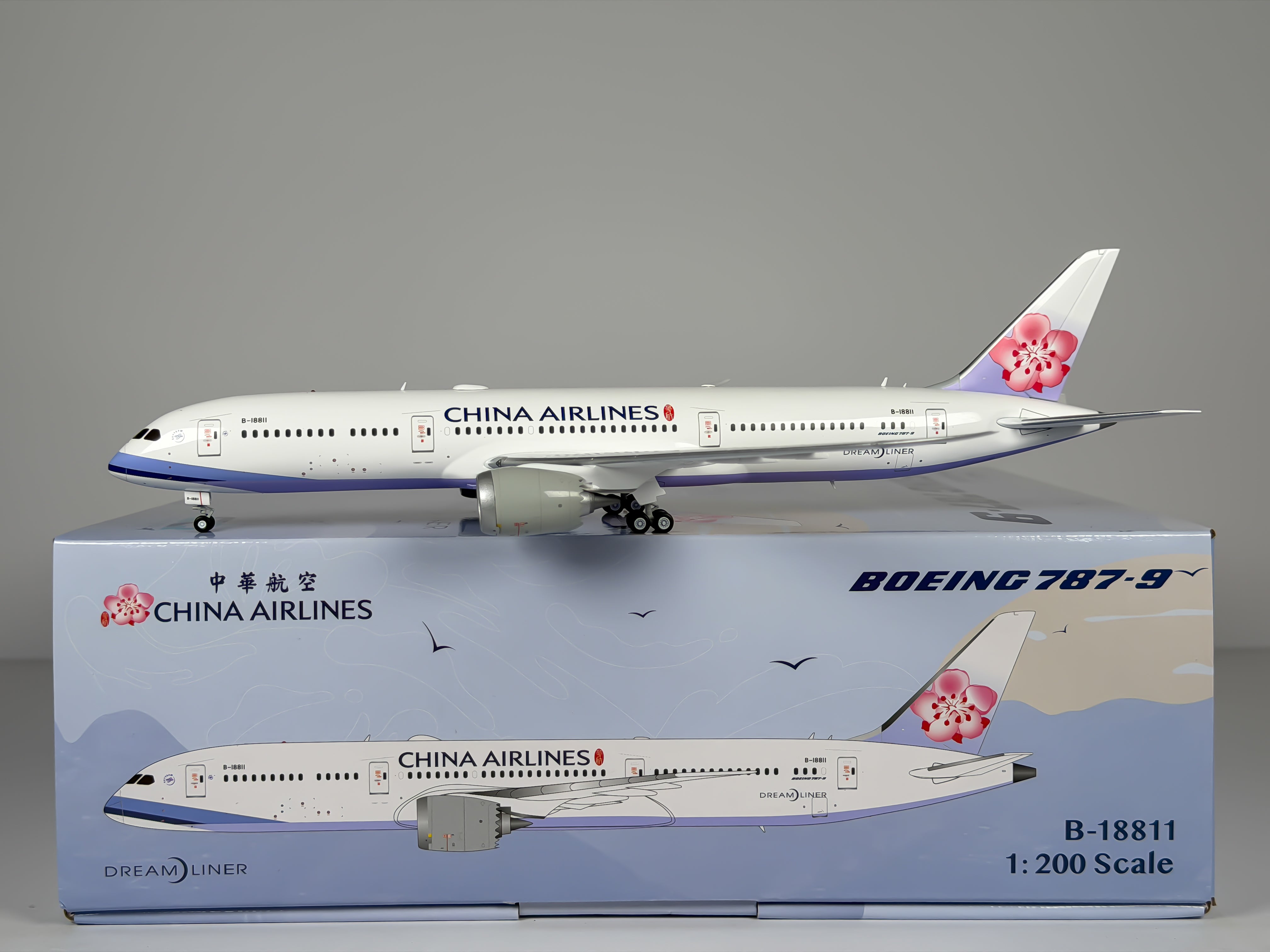 China Airlines Boeing 787-9 1:200 SQ Wings B-18811 (L2292)