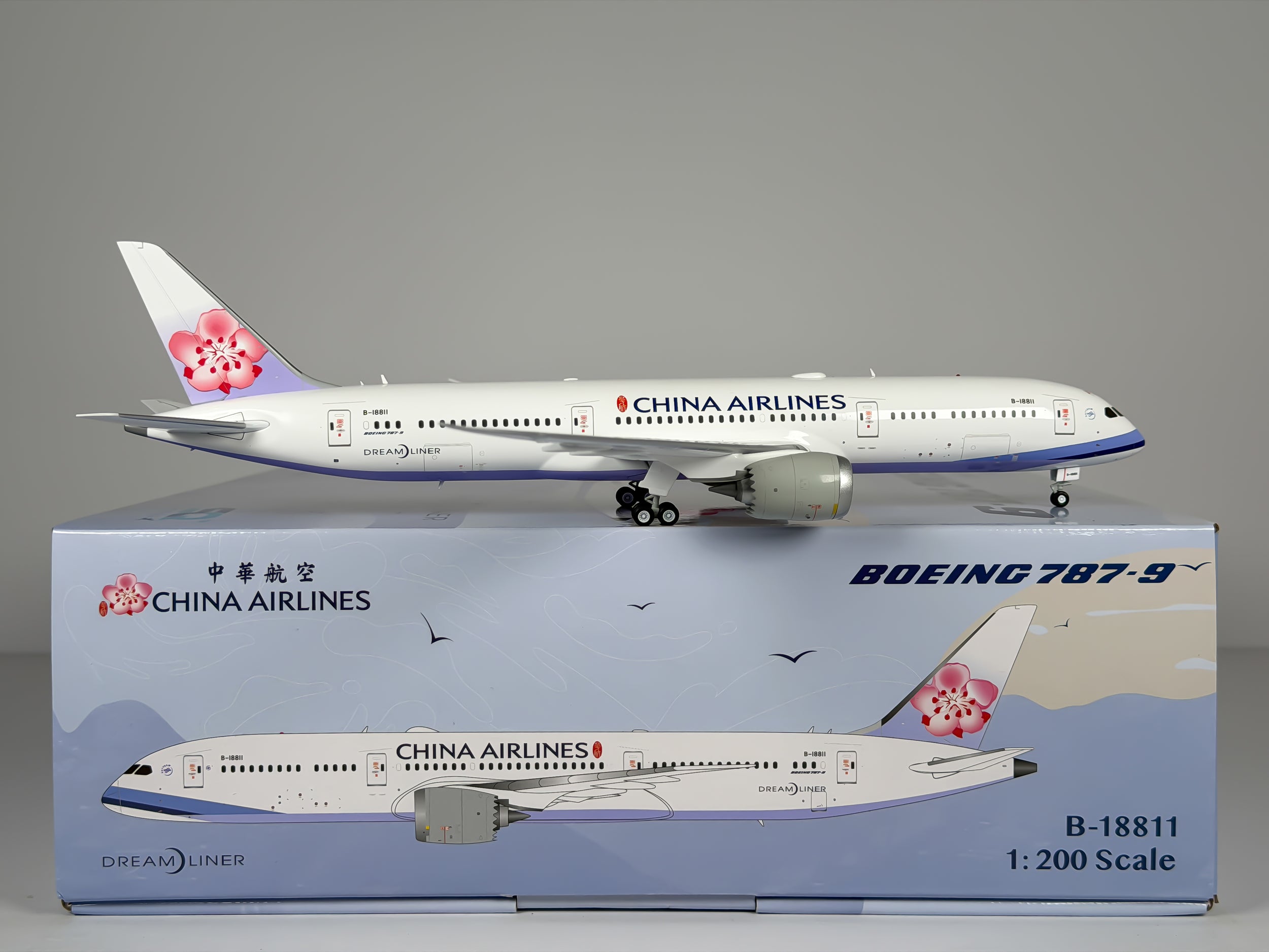 China Airlines Boeing 787-9 1:200 SQ Wings B-18811 (L2292)