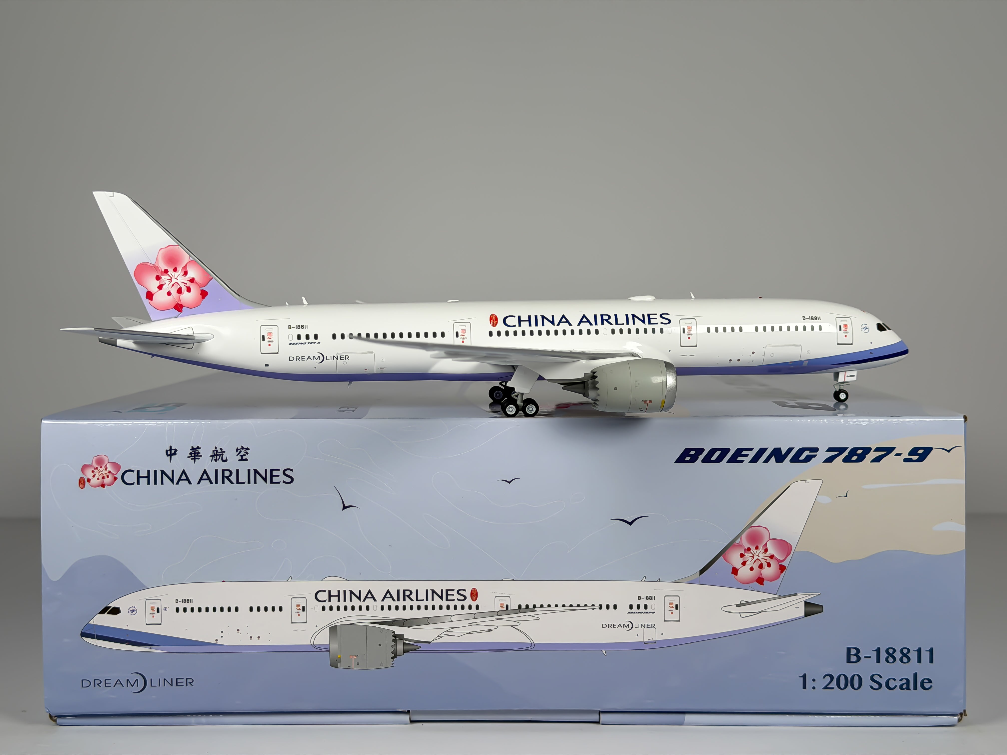 China Airlines Boeing 787-9 1:200 SQ Wings B-18811 (L2292)