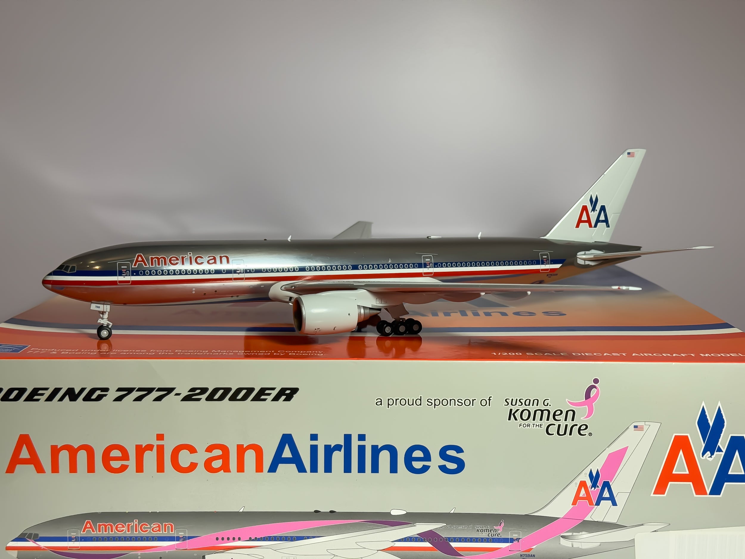 American Airlines Boeing 777-200 1:200 JC Wings N793AN (LH2174)